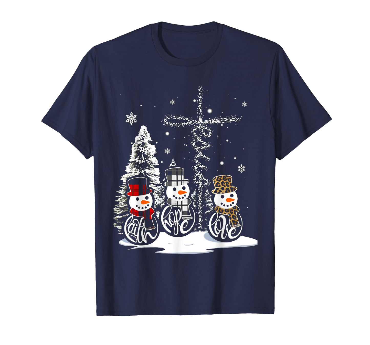 Christmas starts with Christ - faith hope love T-Shirt