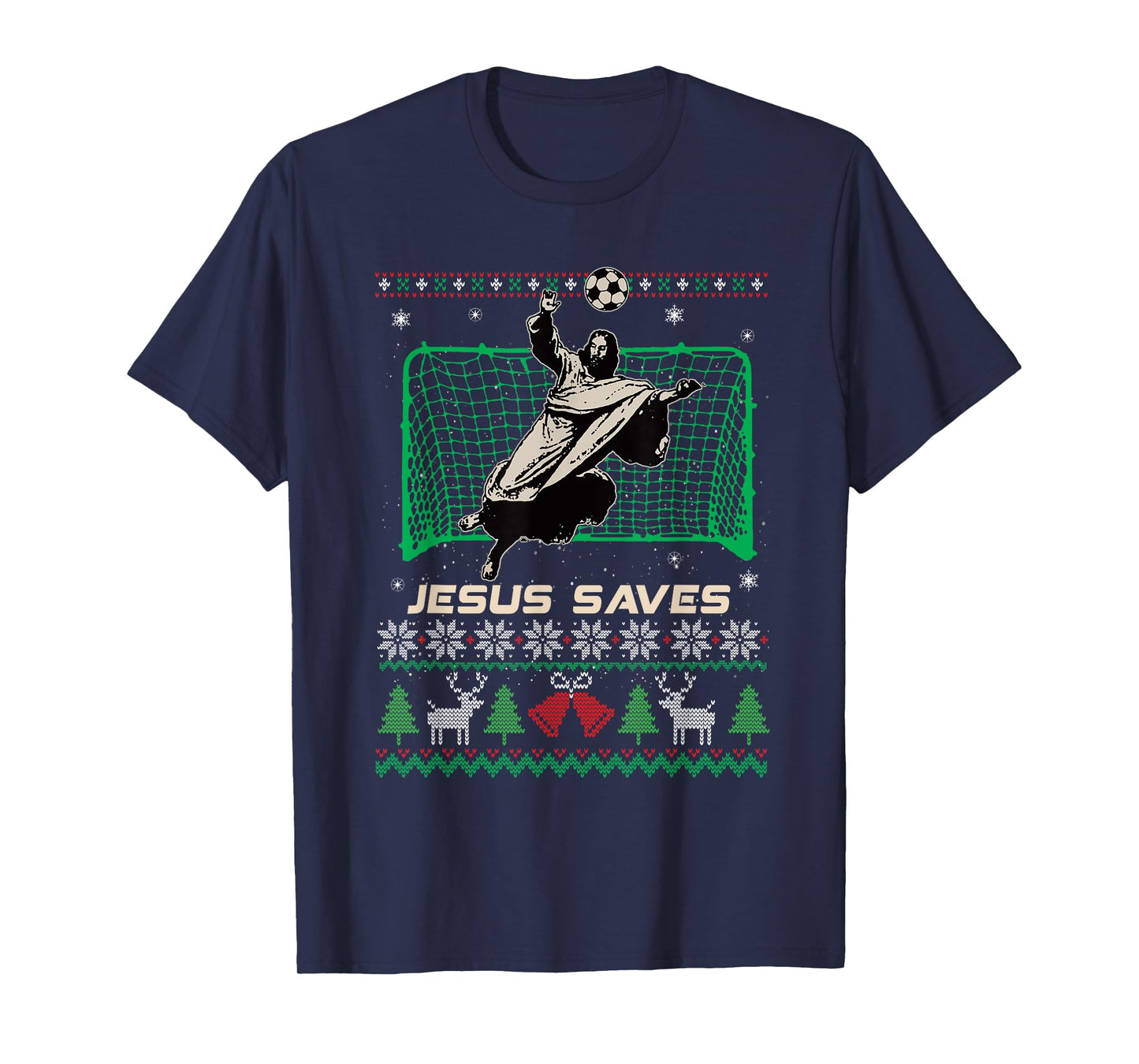 Jesus Saves, Ugly Christmas Sweater, Jesus Keeper T-Shirt