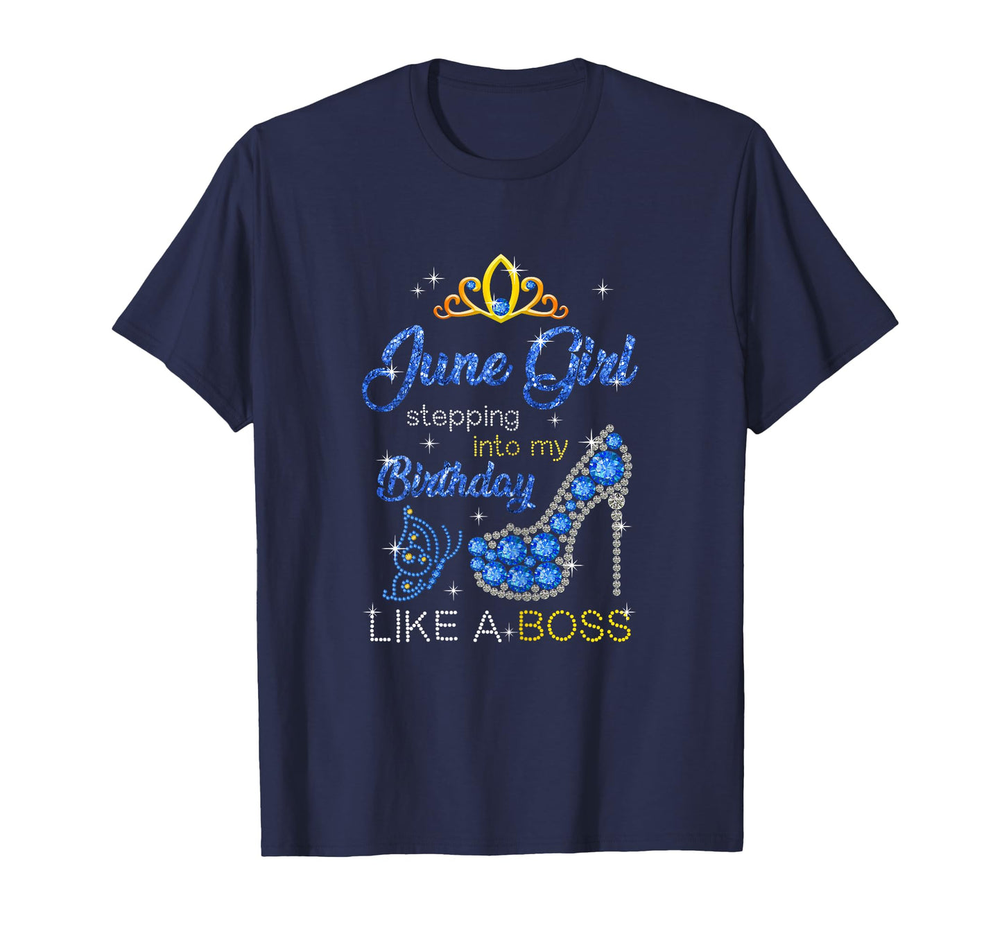 June Girl Stepping Into My Birthday Gift for Gemini Womens T-Shirt