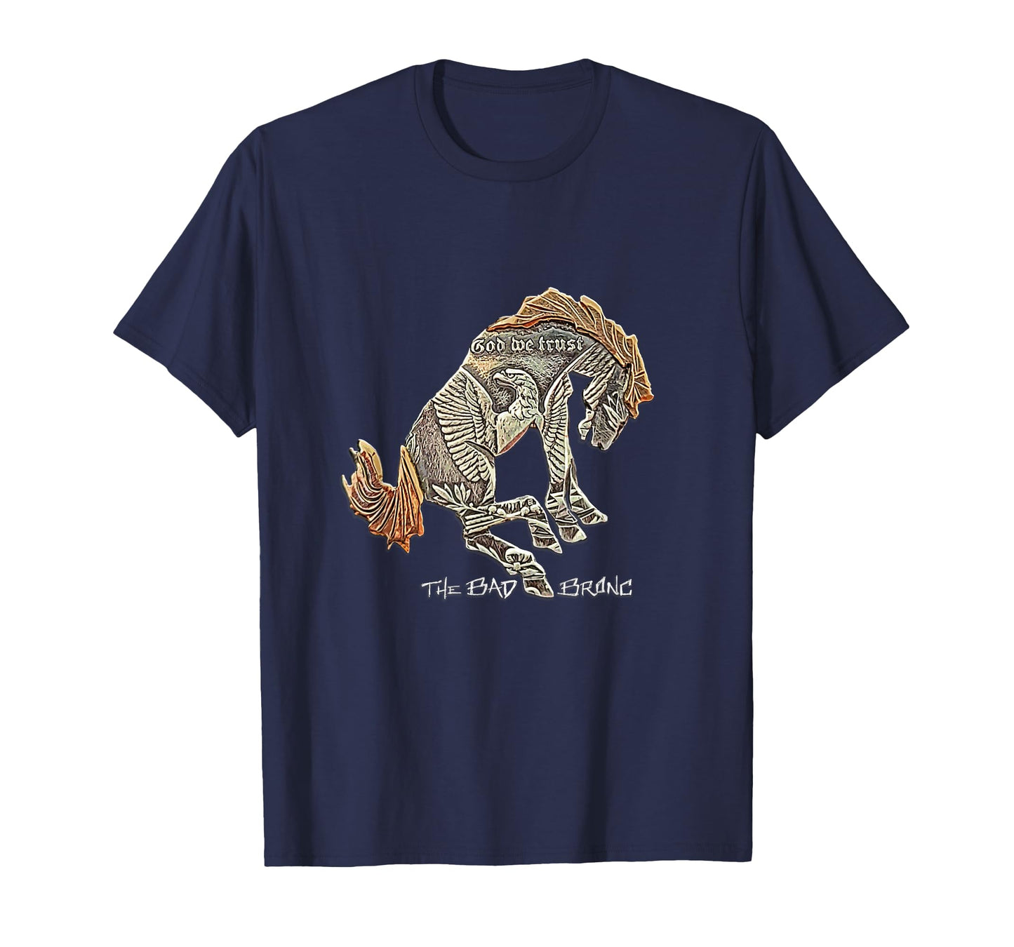 God We Trust Bronc T-Shirt
