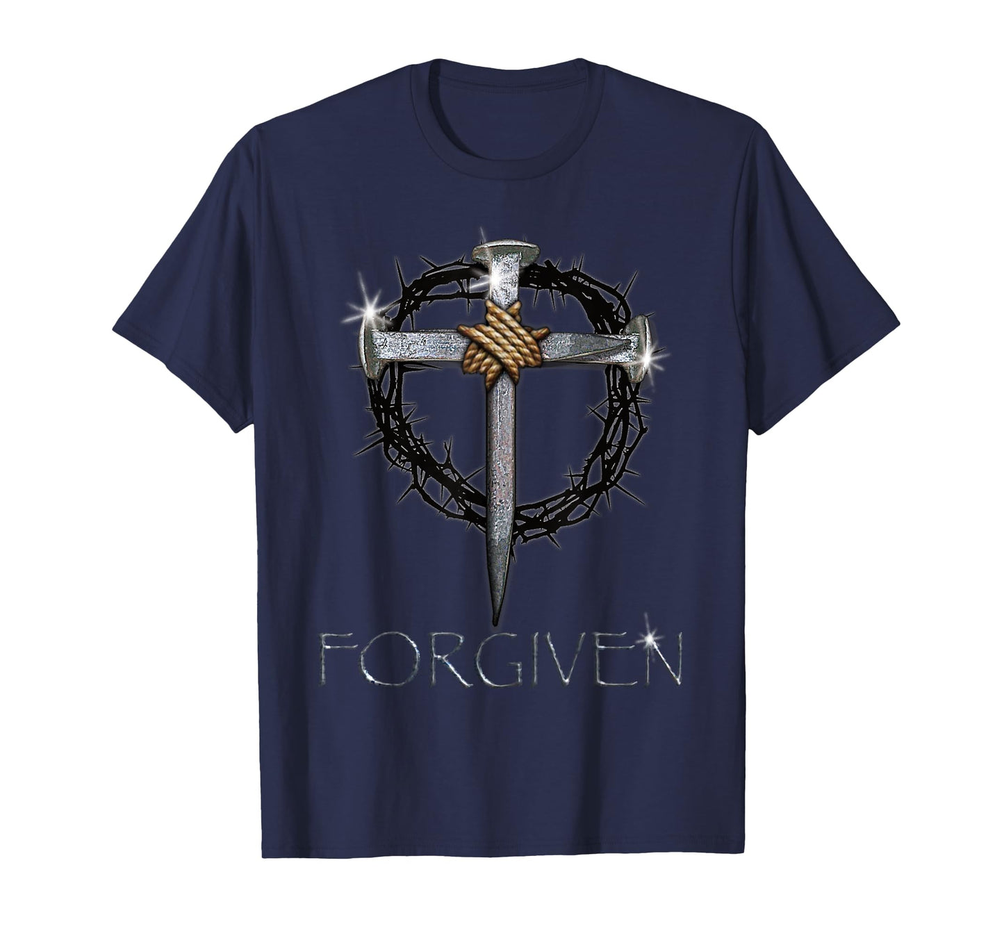 Forgiven - 3 Nails, crown of thorns T-Shirt