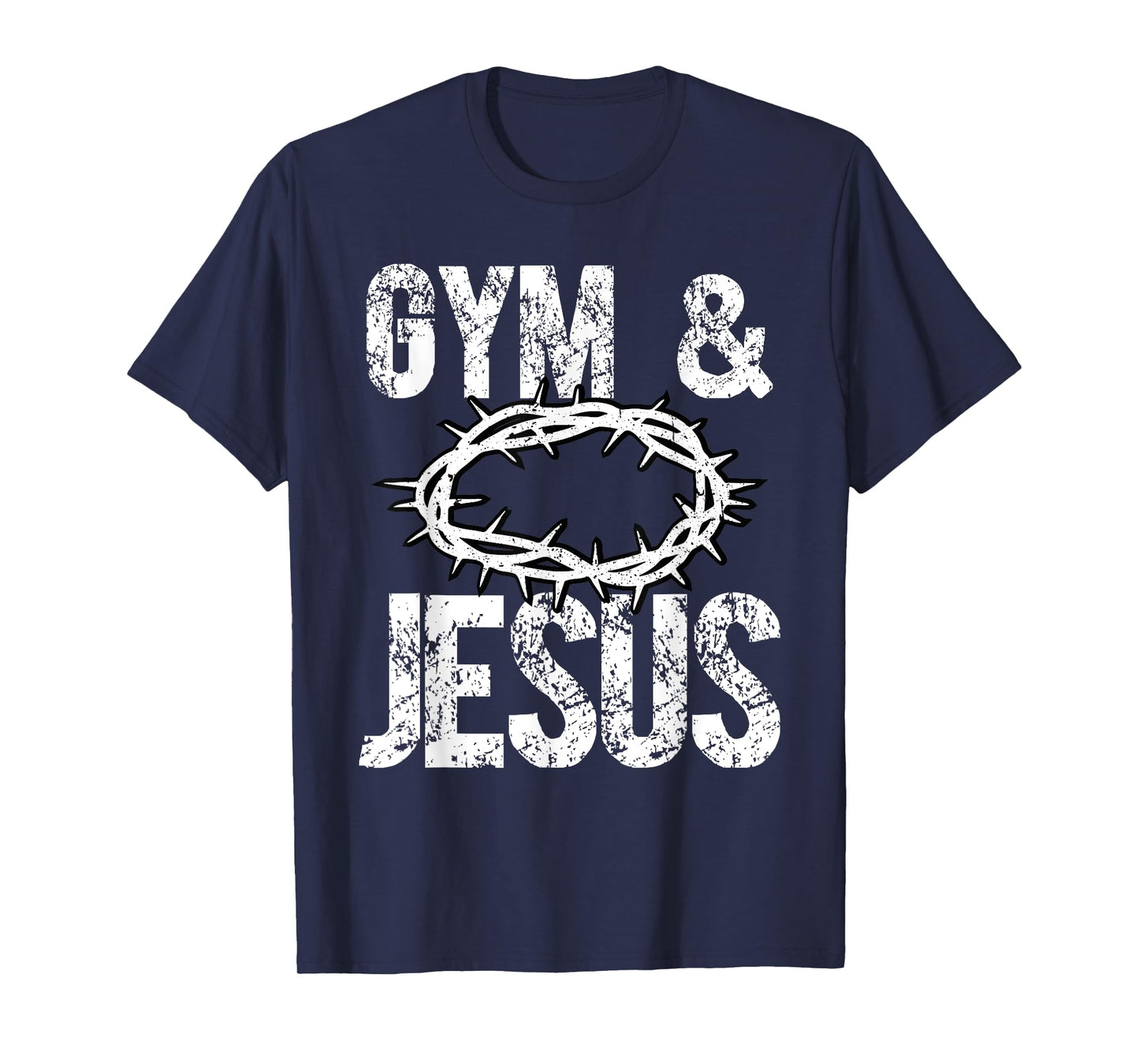 Gym And Jesus Christian Bodybuilder Religious Bodybuilding T-Shirt