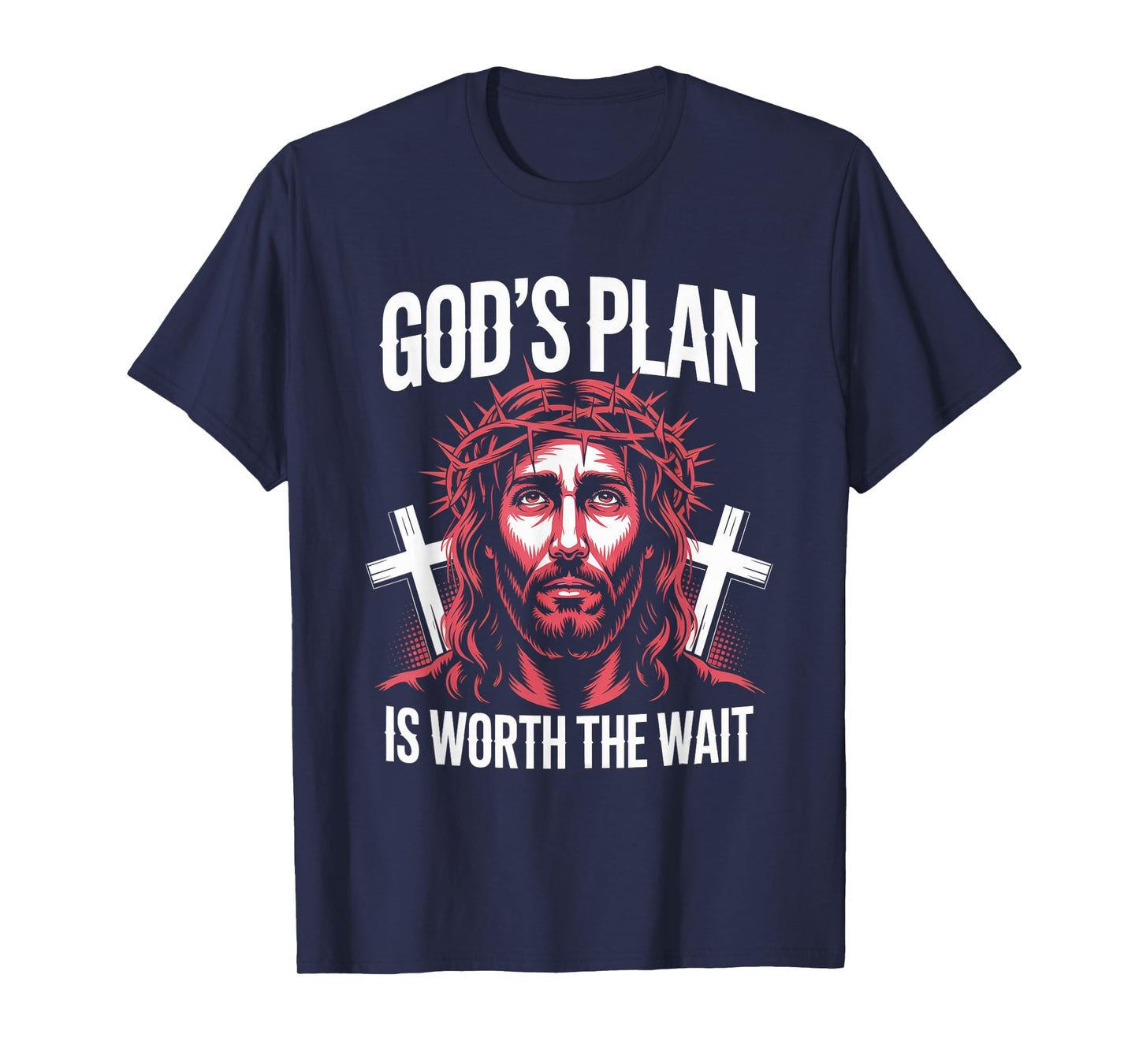 God's Plan Worth The Wait Christian Streetwear T-Shirt