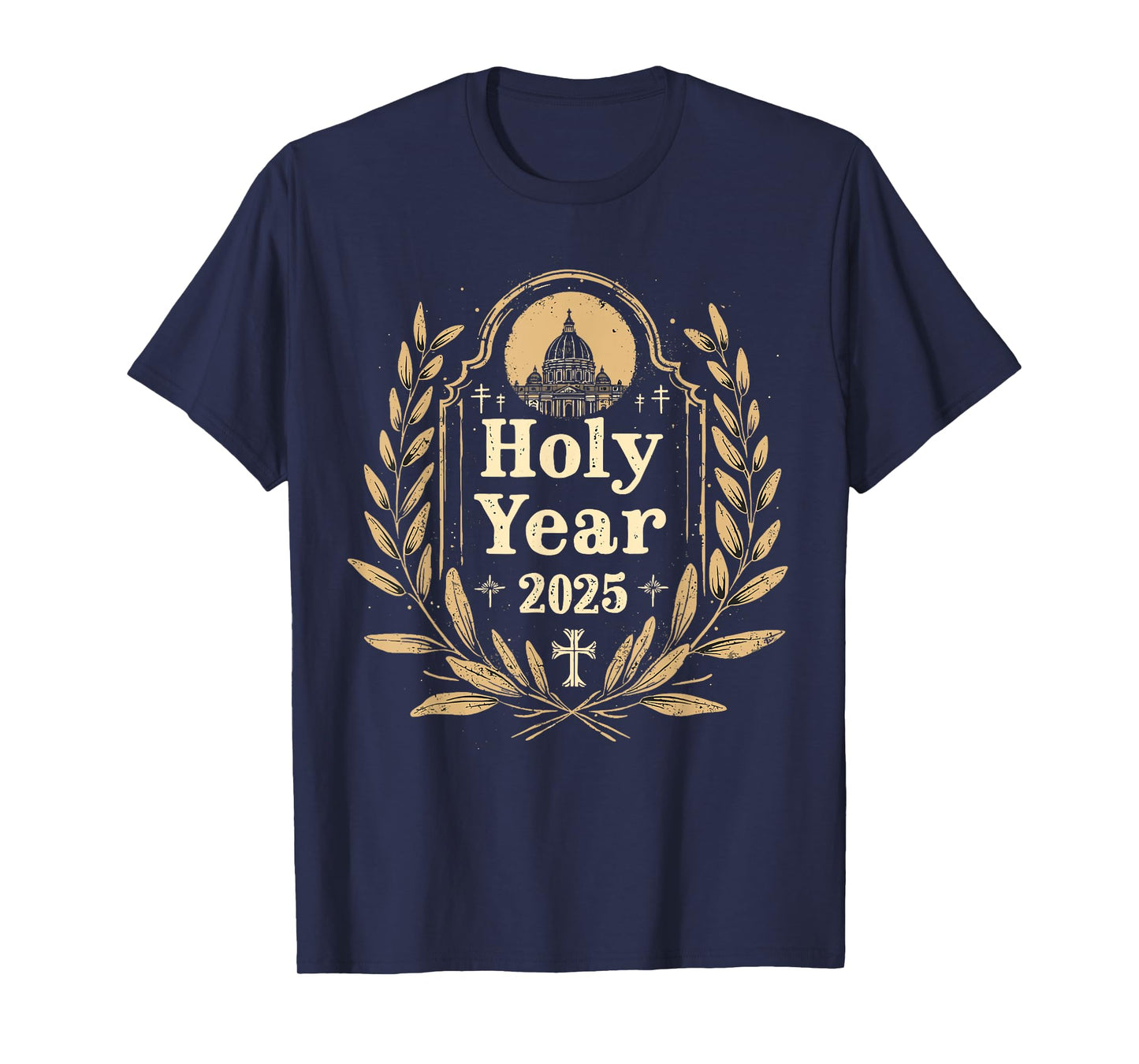 Jubilee 2025 Catholic Religious Faith-Based Gifts Holy Year 2025 Catholic Design Pilgrims of Hope T-Shirt