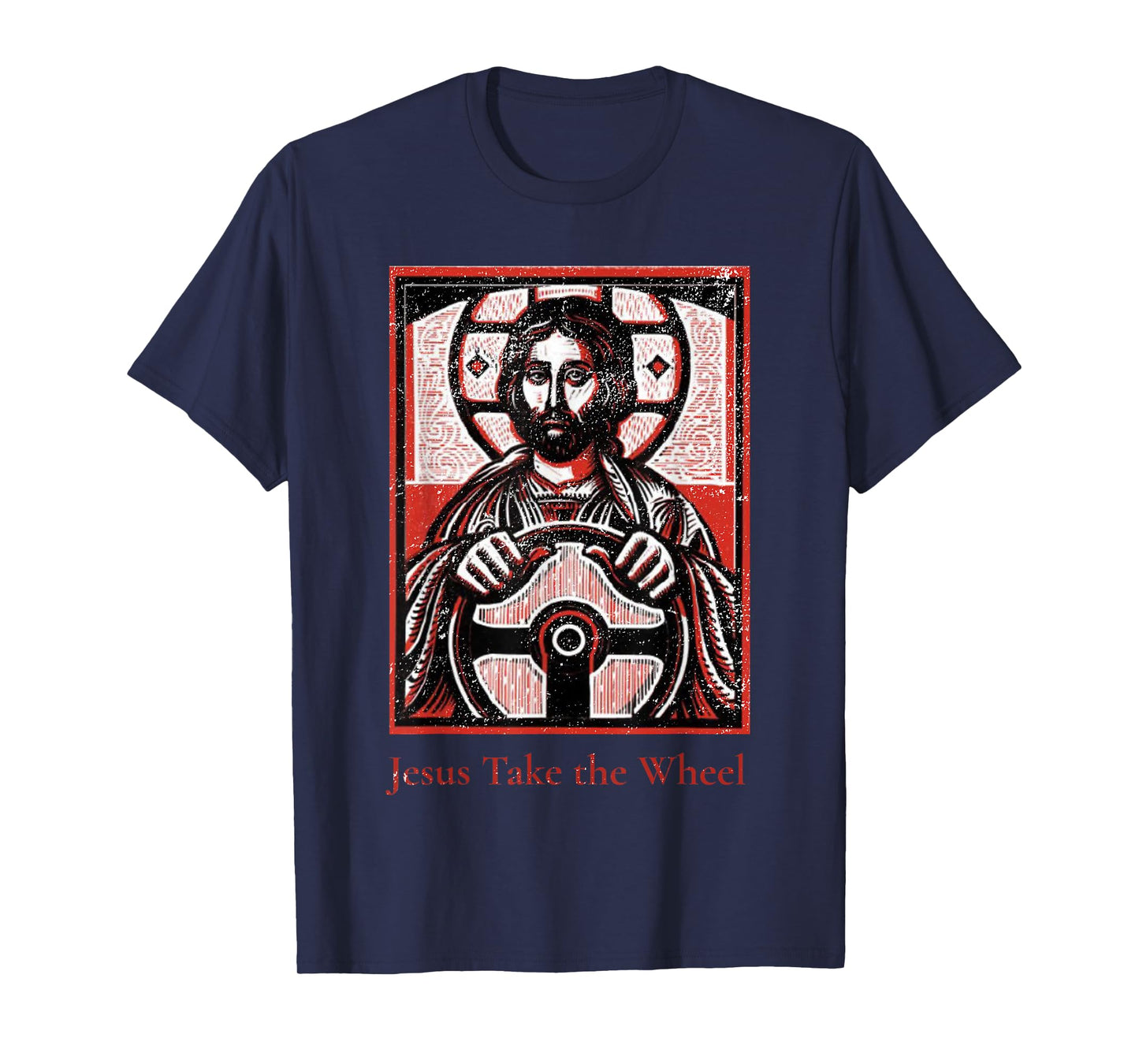 Jesus Take the Wheel t-shirt - A funny Christian gift. T-Shirt
