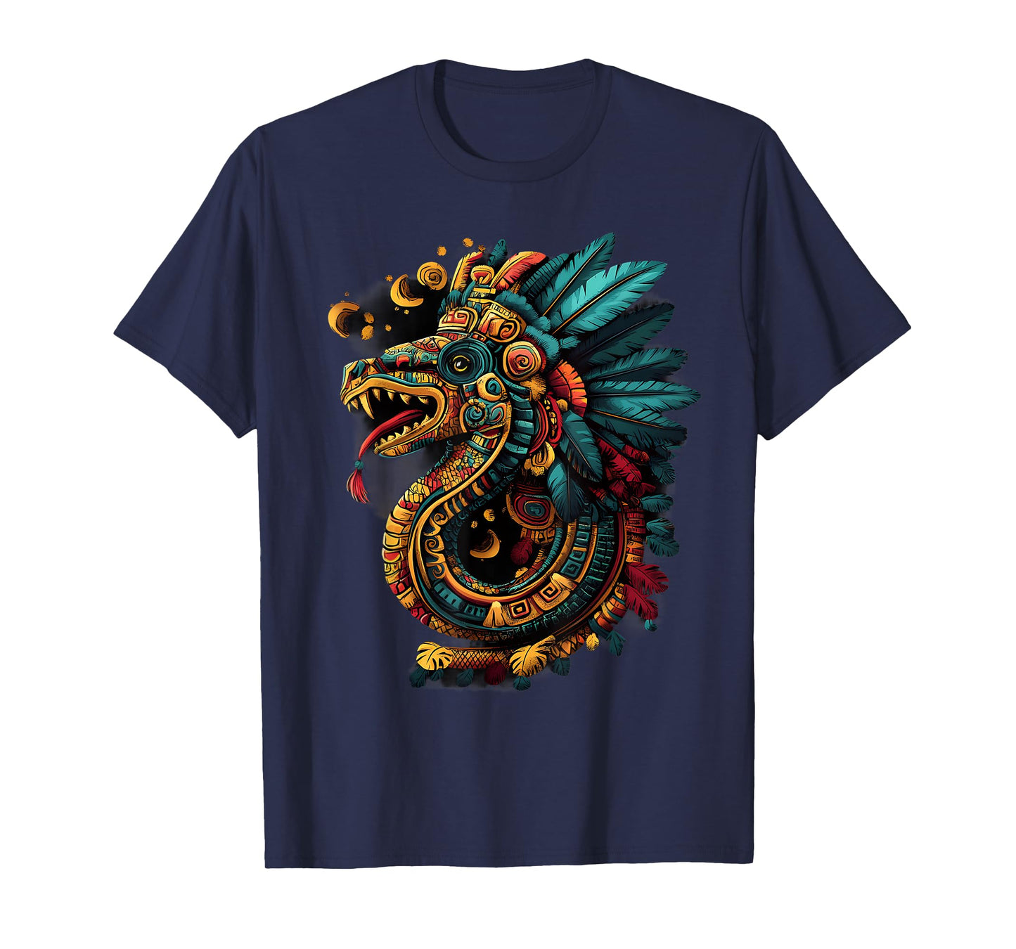 Feathered Serpent Quetzalcoatl Aztec God Mexican Mythology T-Shirt
