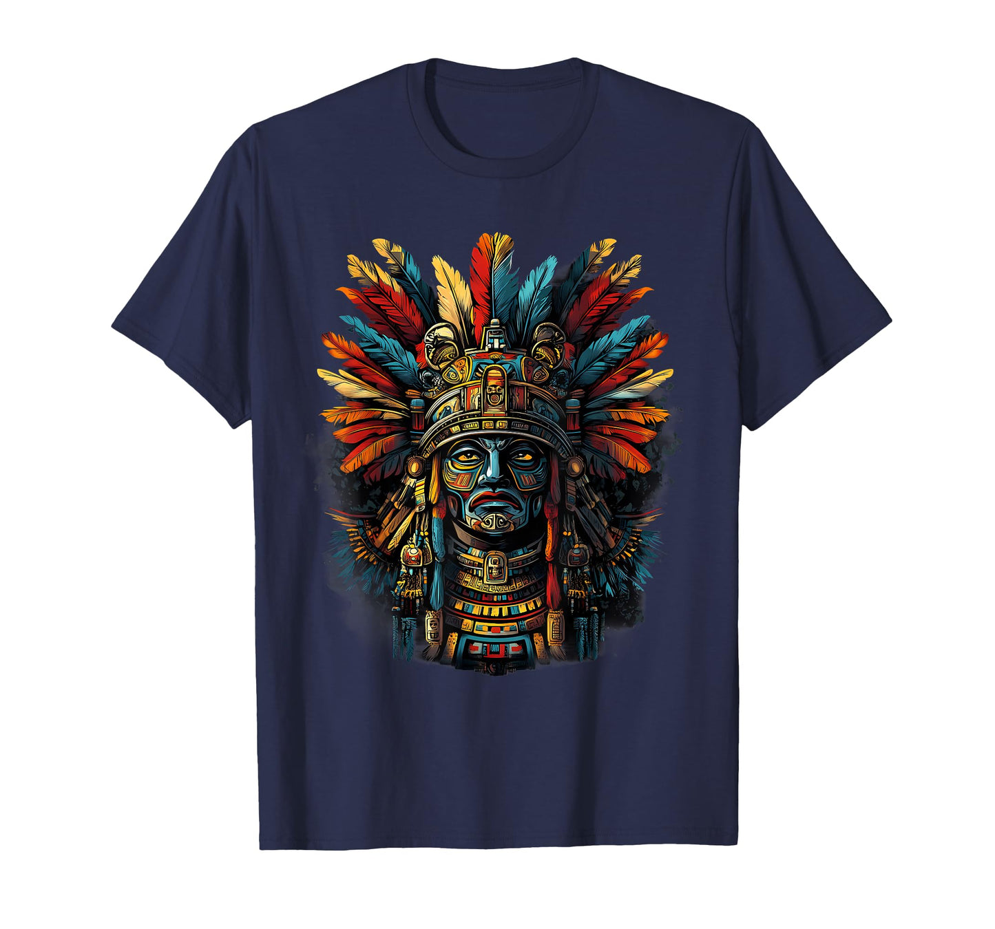 Aztec God Native Mexico Pride Mexican Mythology Mayan T-Shirt