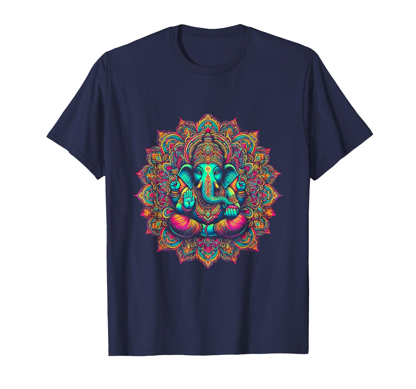 Ganesh Symbol Yoga Hindu Elephant God Ganesha Puja T-Shirt