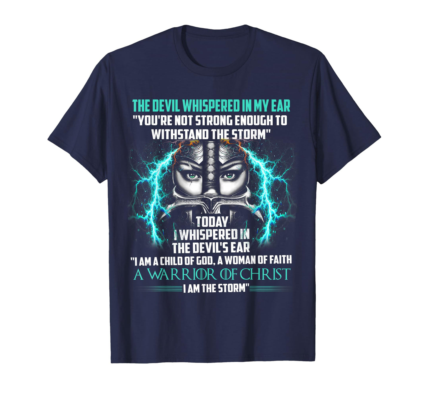 Women Knight Templar I Am A Child Of God A Warrior Of Christ T-Shirt