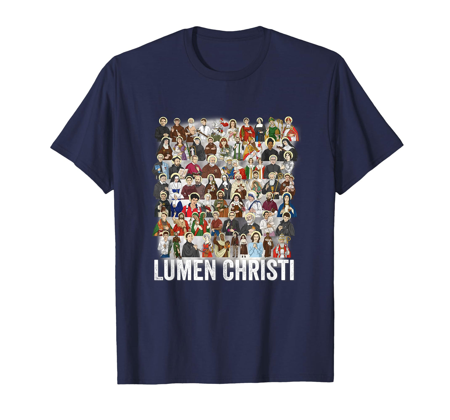 Catholic Patron Saints Latin Religious T-Shirt