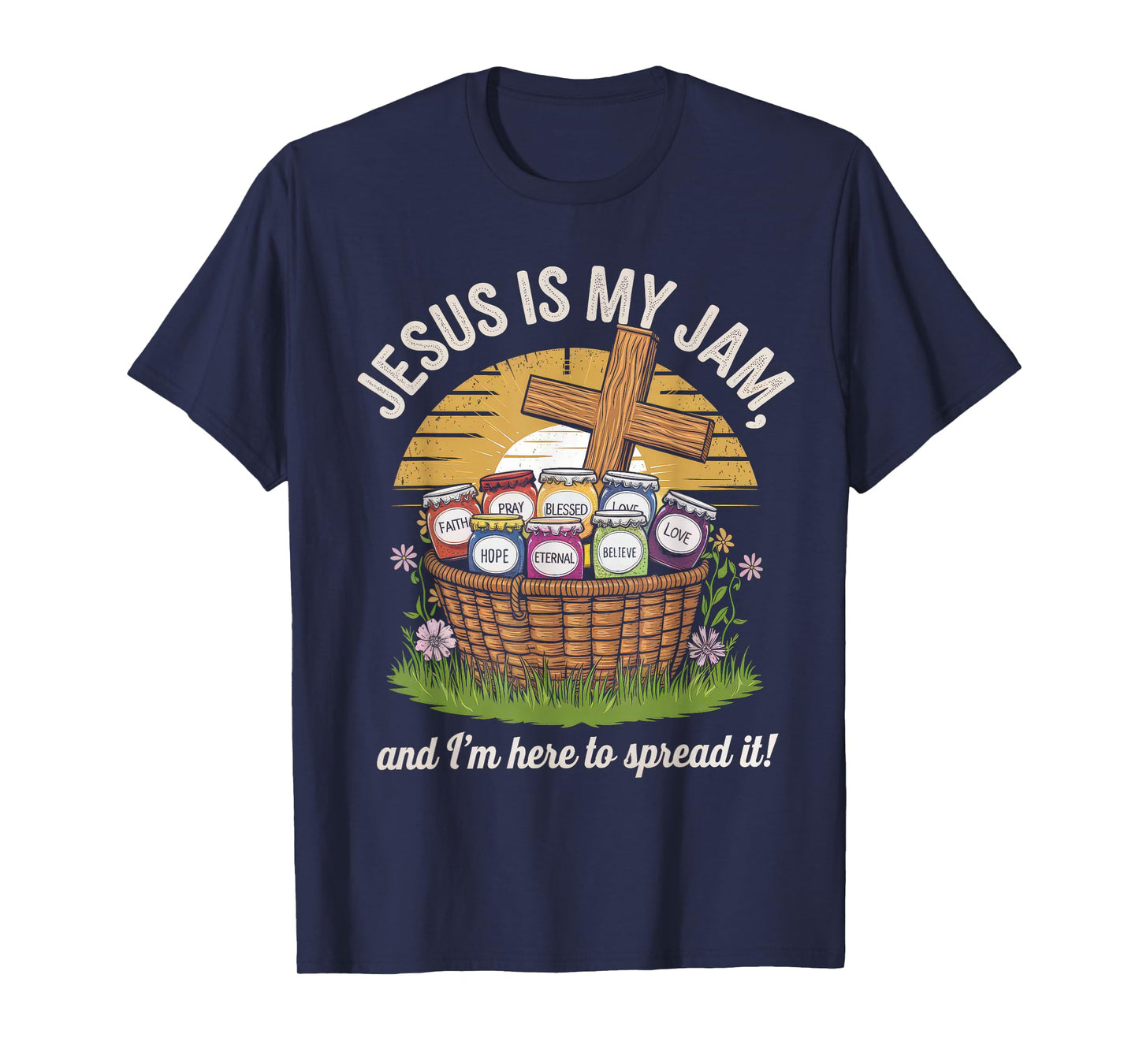 Jesus is My Jam Tshirt Men Women Christian Bible Verse T-Shirt