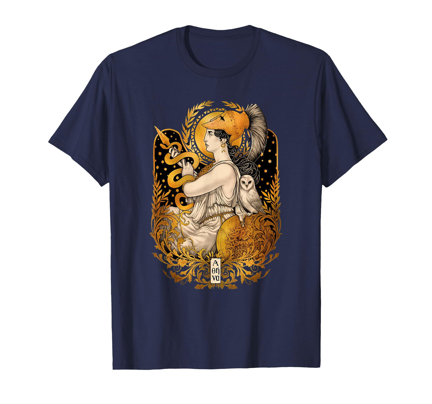 Greek Mythology Ancient Goddess Athena Olympian Deity T-Shirt