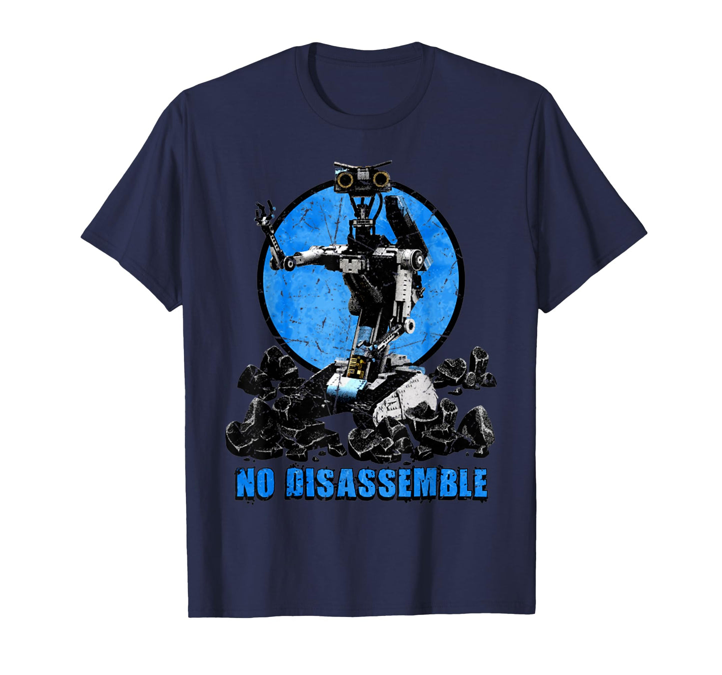 Vintage Funny Quote No Disassemble Apparel Vintage Funny Quote T-Shirt - Unisex-Adults, Black, Small, Short Sleeve, T-Shirt