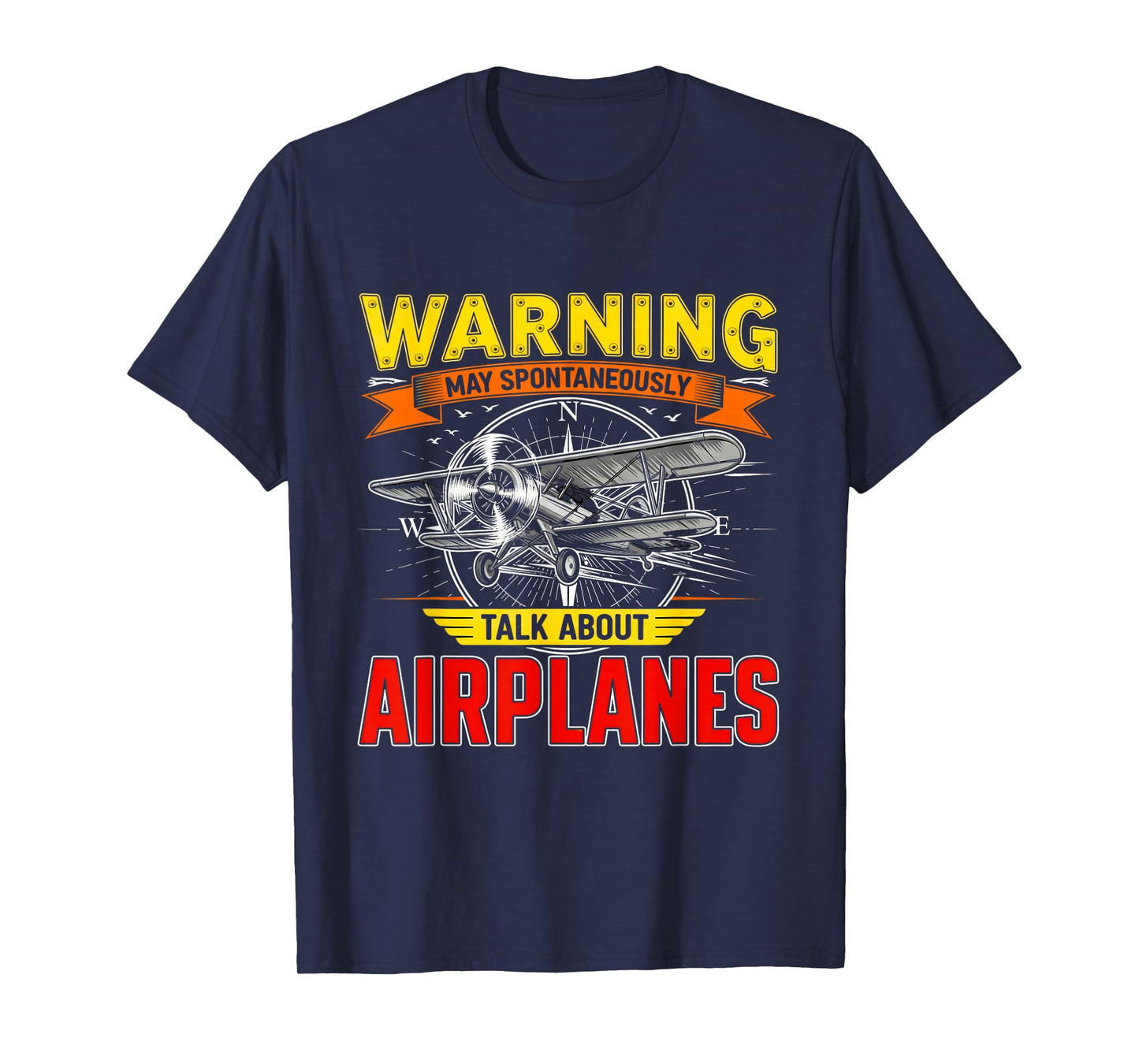 Airplane Novelty for Men Women Plane Aviation Funny Pilot T-Shirt