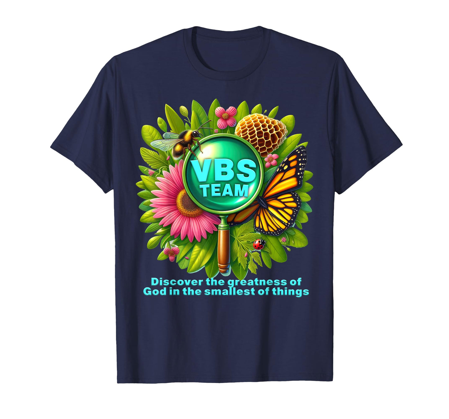 VBS Crew Magnified VBS 2025 Vacation Bible School Christian T-Shirt