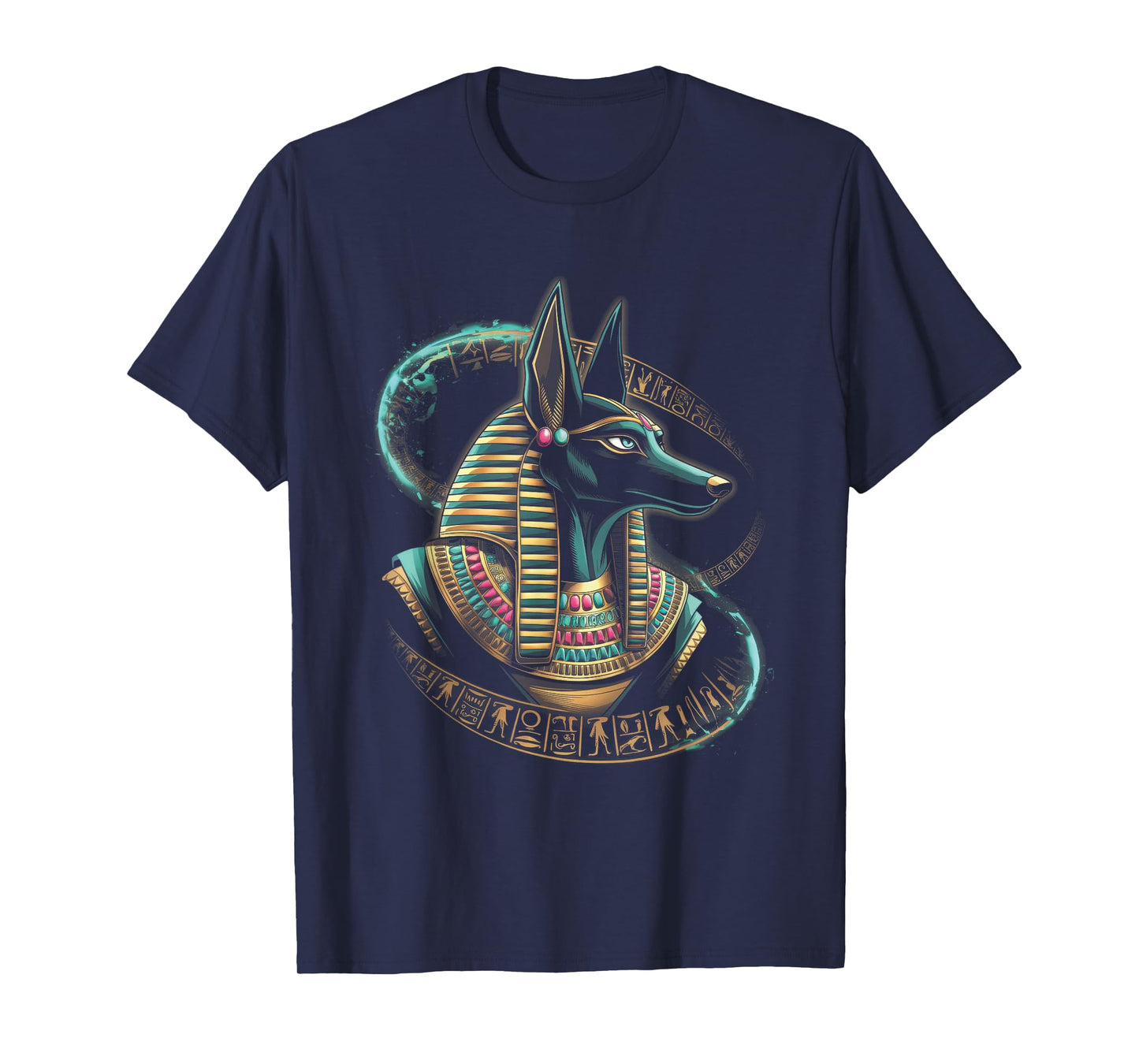 Anubis God Pharao Egyptian Artwork T-Shirt