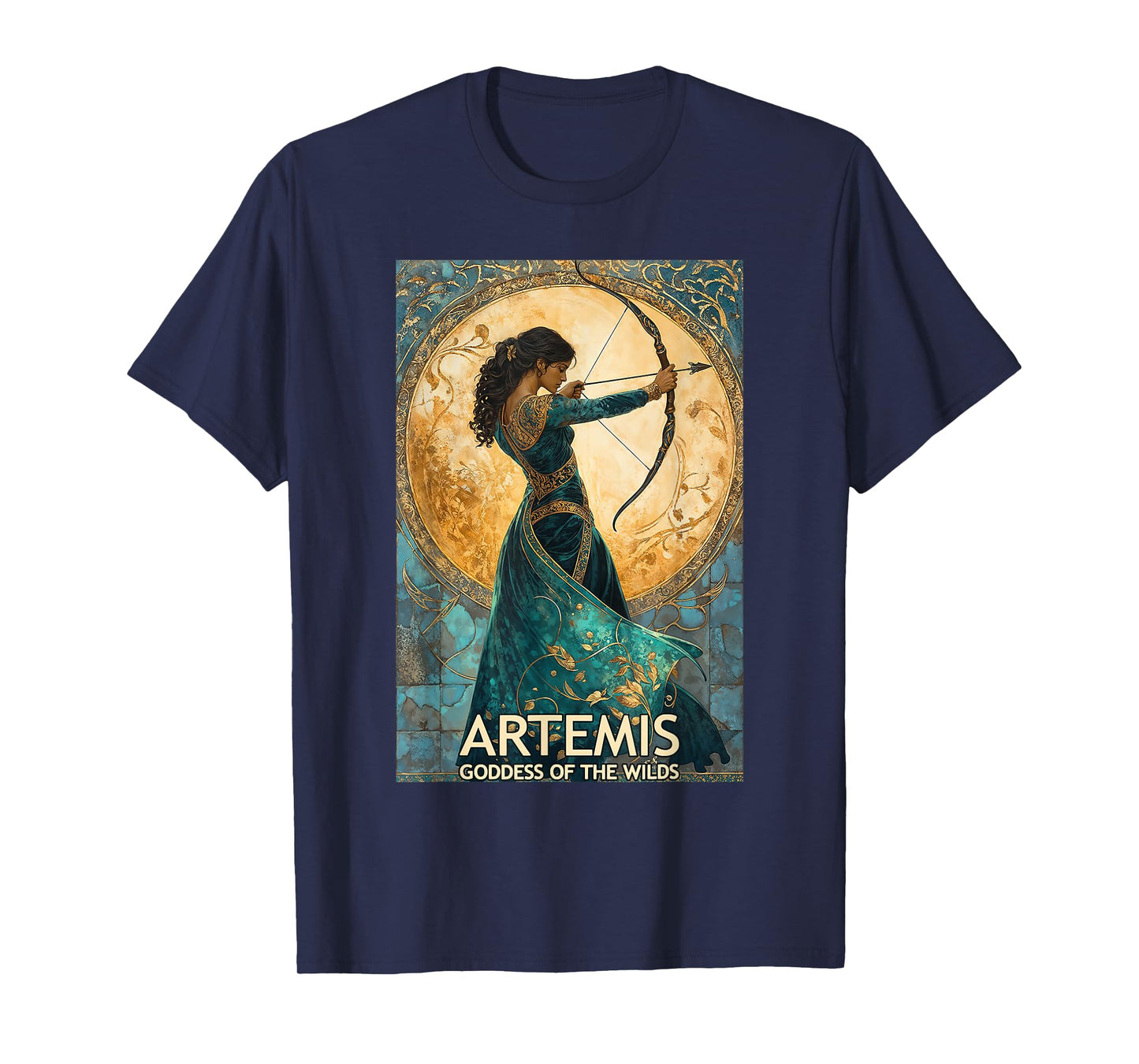 Artemis Moon Goddess Greek Goddess Artemis Feminine Divine T-Shirt