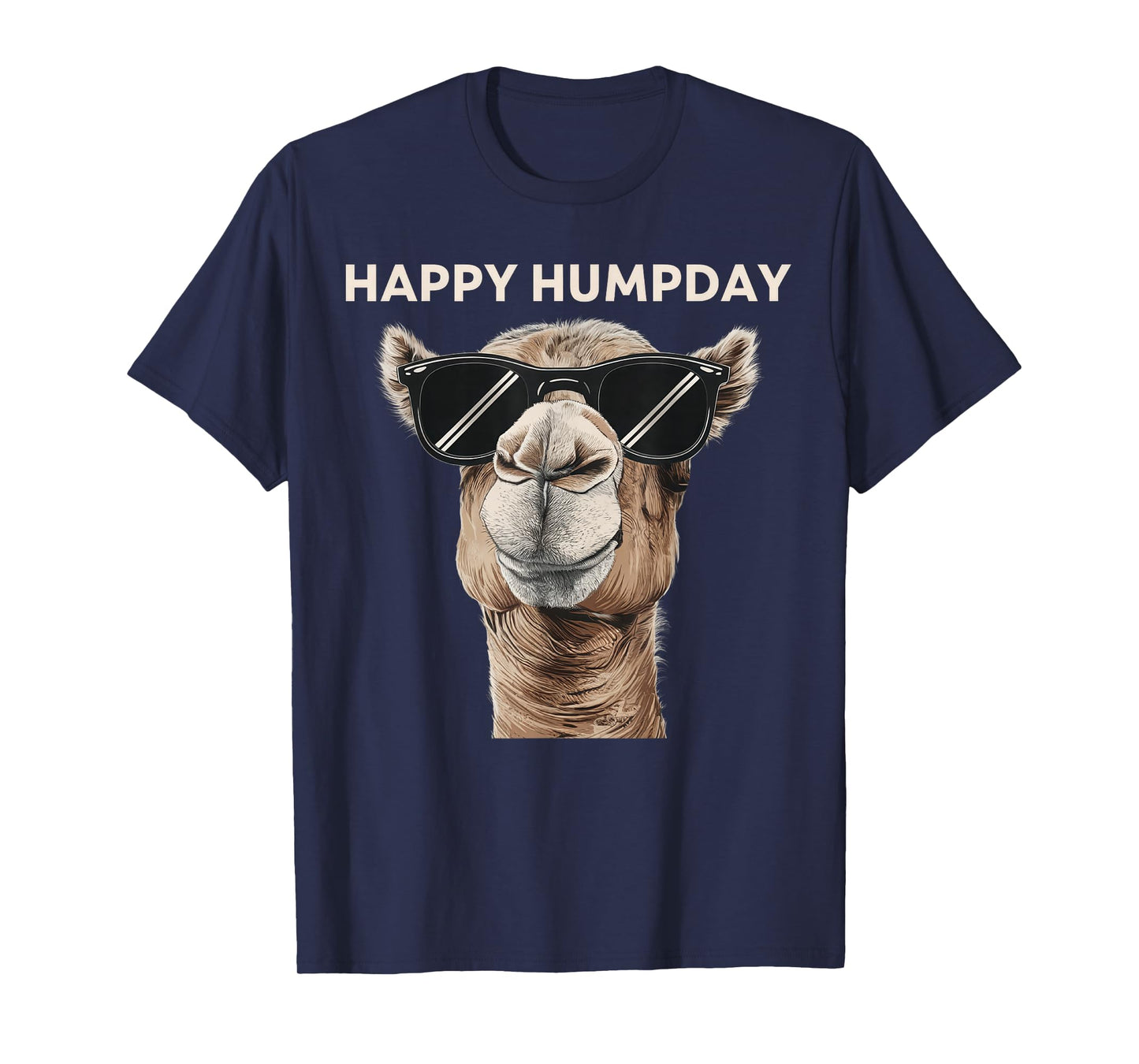 Happy Hump Day Camel Funny Midweek Motivational Quote T-Shirt