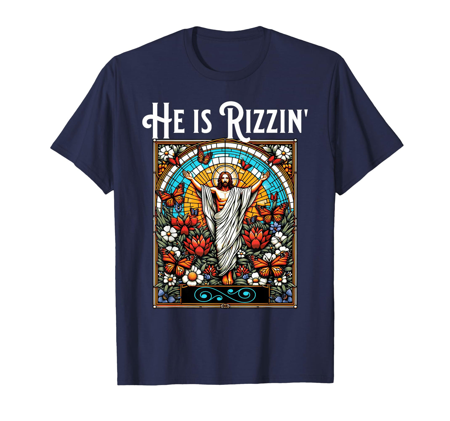 Funny Rizz He is Rizzin Jesus T-Shirt