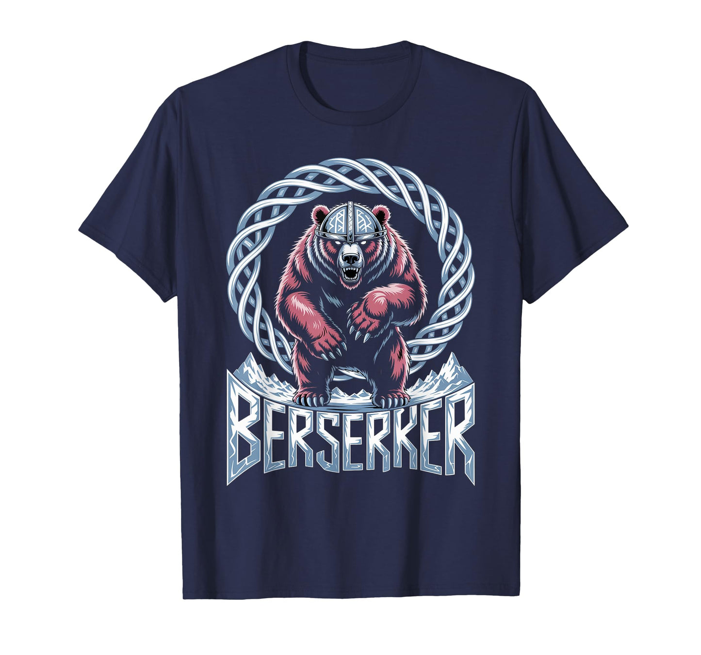 Norse Mythology Berserker Ice Bear Warrior Strength T-Shirt