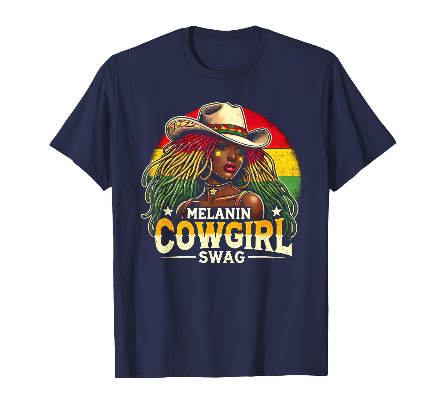 Melanin Cowgirls African Cowgirl Swag T-Shirt