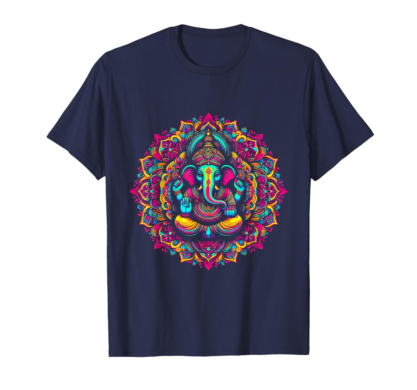 Ganesh Symbol Yoga Hindu Elephant God Ganesha Puja T-Shirt