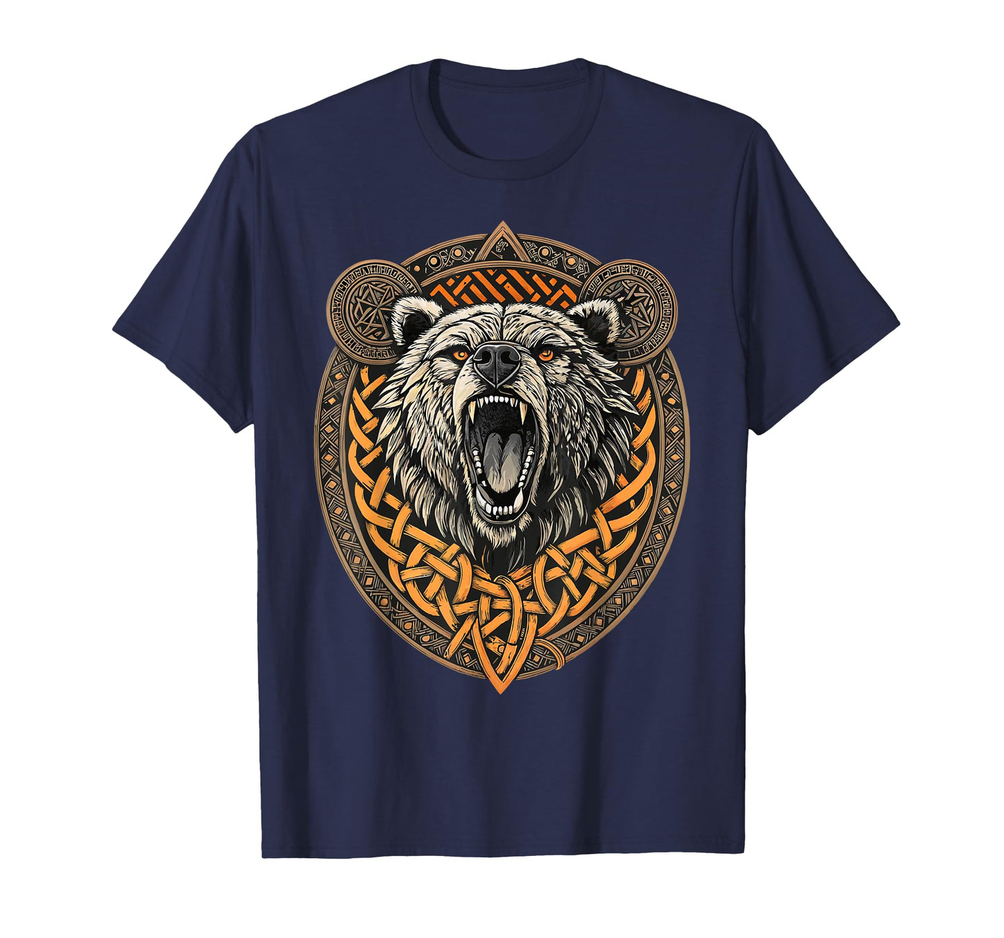 Ancient Viking Knotwork – Berserker Battle Bear T-Shirt
