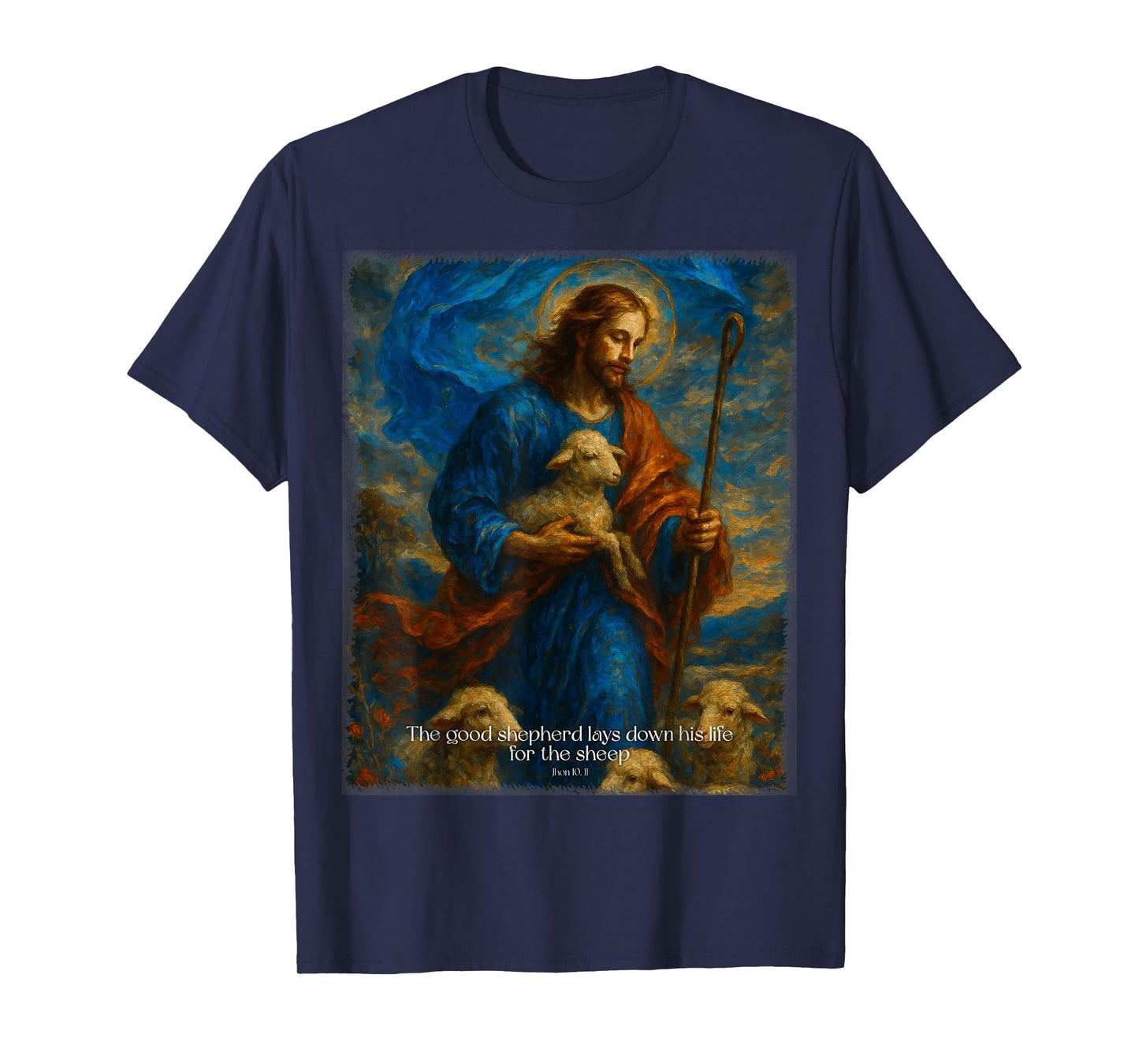 Good Shepherd Bible Verse Christian Faith Design T-Shirt