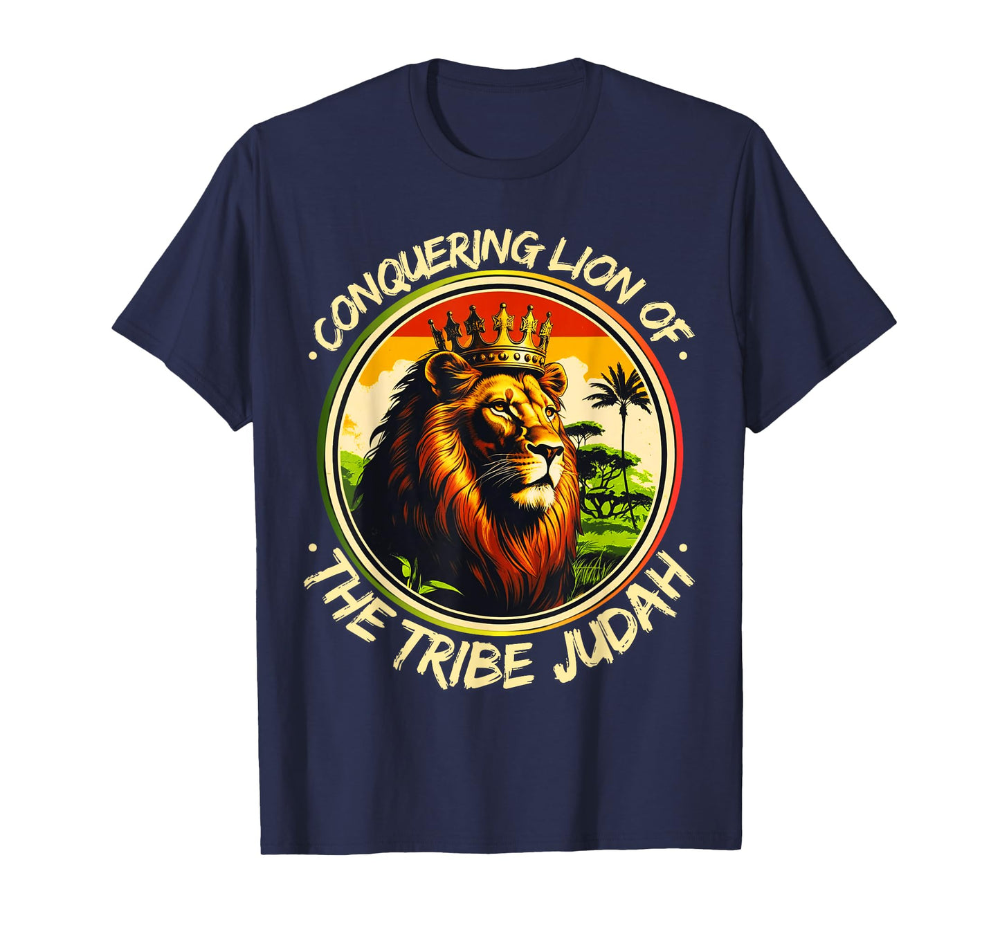 Conquering Lion Of The Tribe Judah Hebrew Israelite YHWH T-Shirt