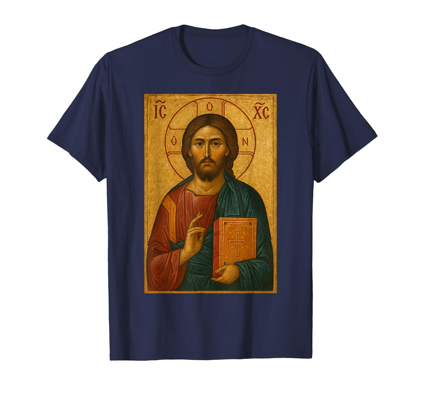 Christ Pantocrator Icon - Orthodox Christ The Teacher T-Shirt
