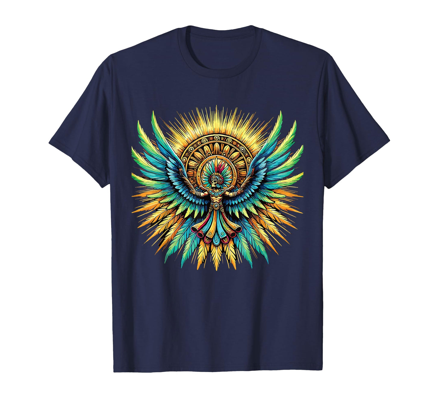 Aztec god Huitzilopochtli Mexican T-Shirt