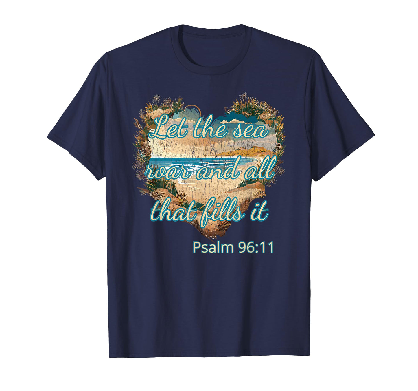 Beach Theme Christian Quotes Bible Verse Sayings T-Shirt