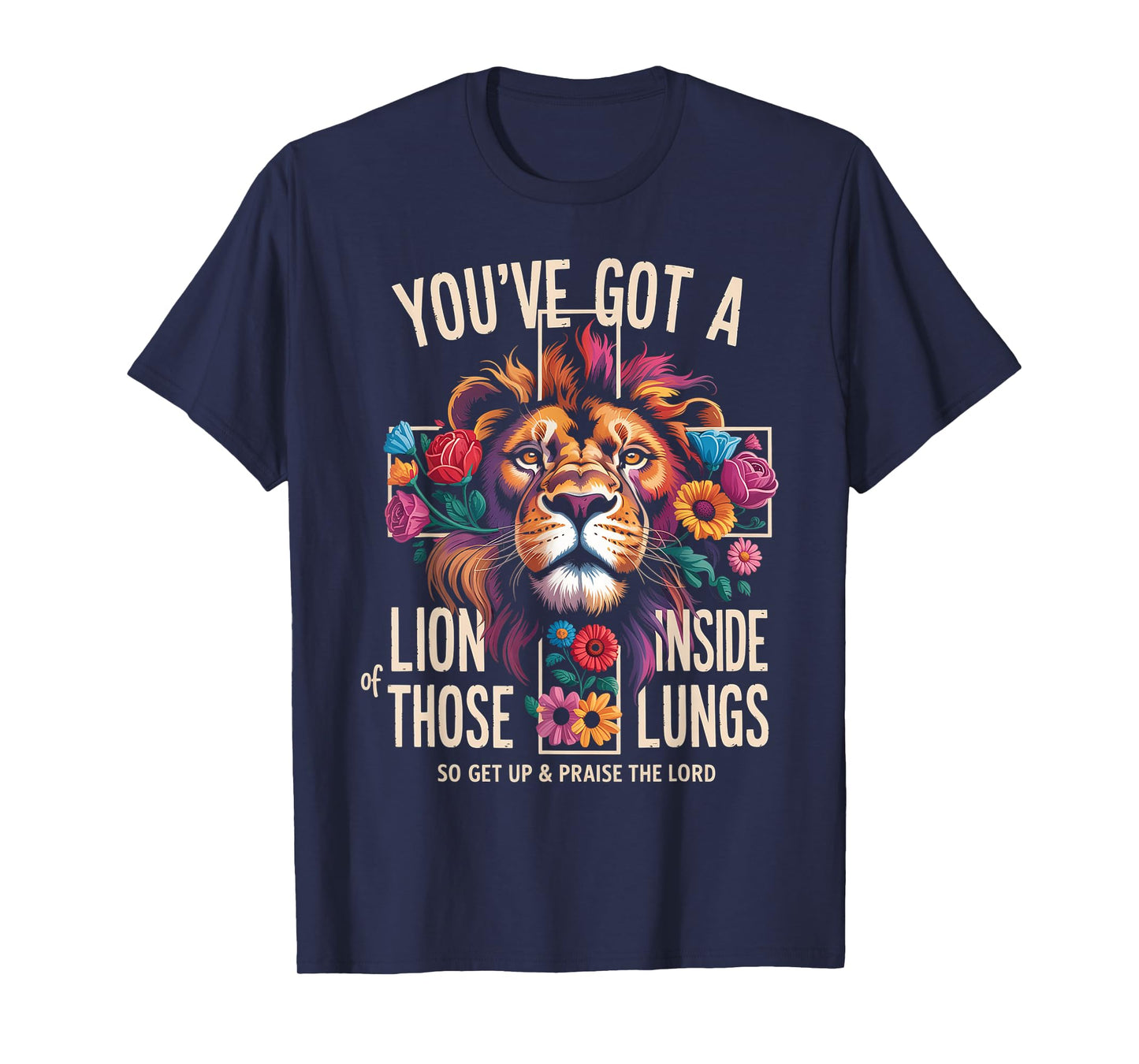 Brandon You Got a Lion Inside of Those Lungs Praise the Lord T-Shirt