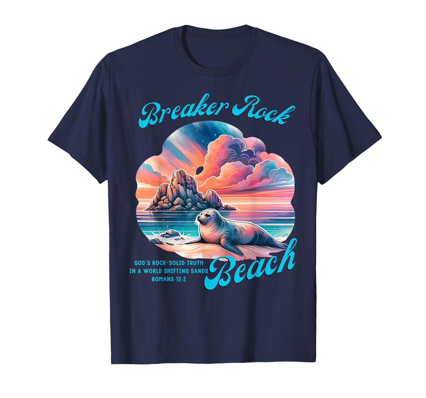 Breaker Rock Beach God's Rock-Solid Truth VBS Christian 2024 T-Shirt for Men Women Girls Kids