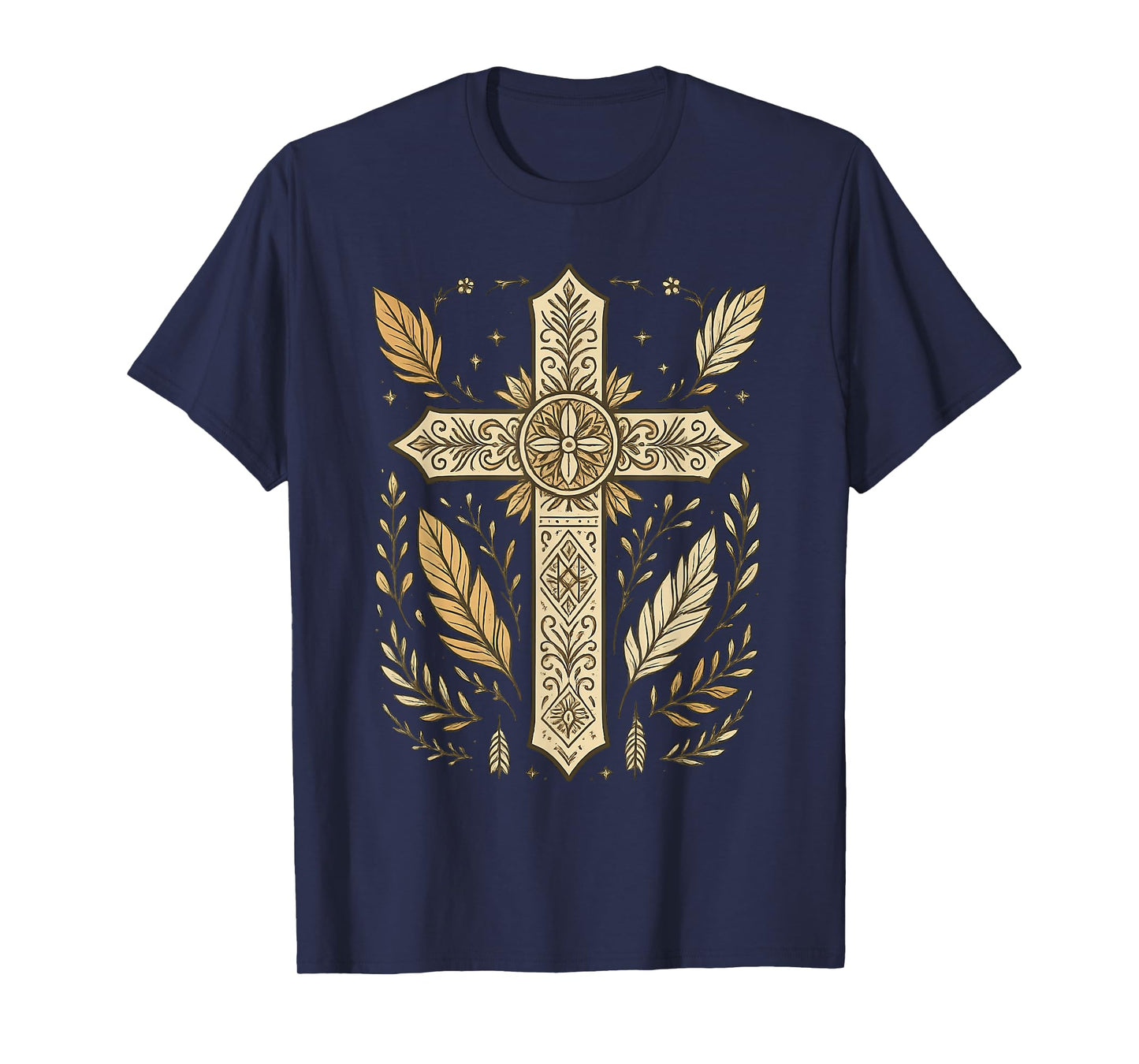 Jesus Shirts, Christian Cross T-Shirt, Rooted in Christ Tee T-Shirt