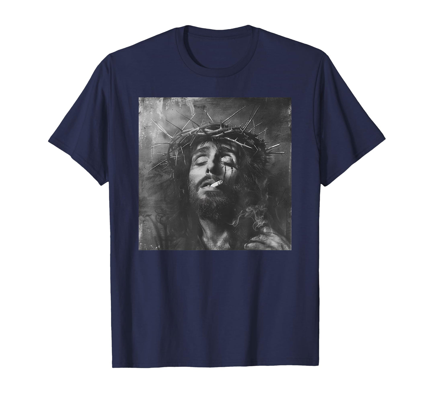 Cooler Jesus Christ Smokes, Resistance, Rebellious Jesus T-Shirt