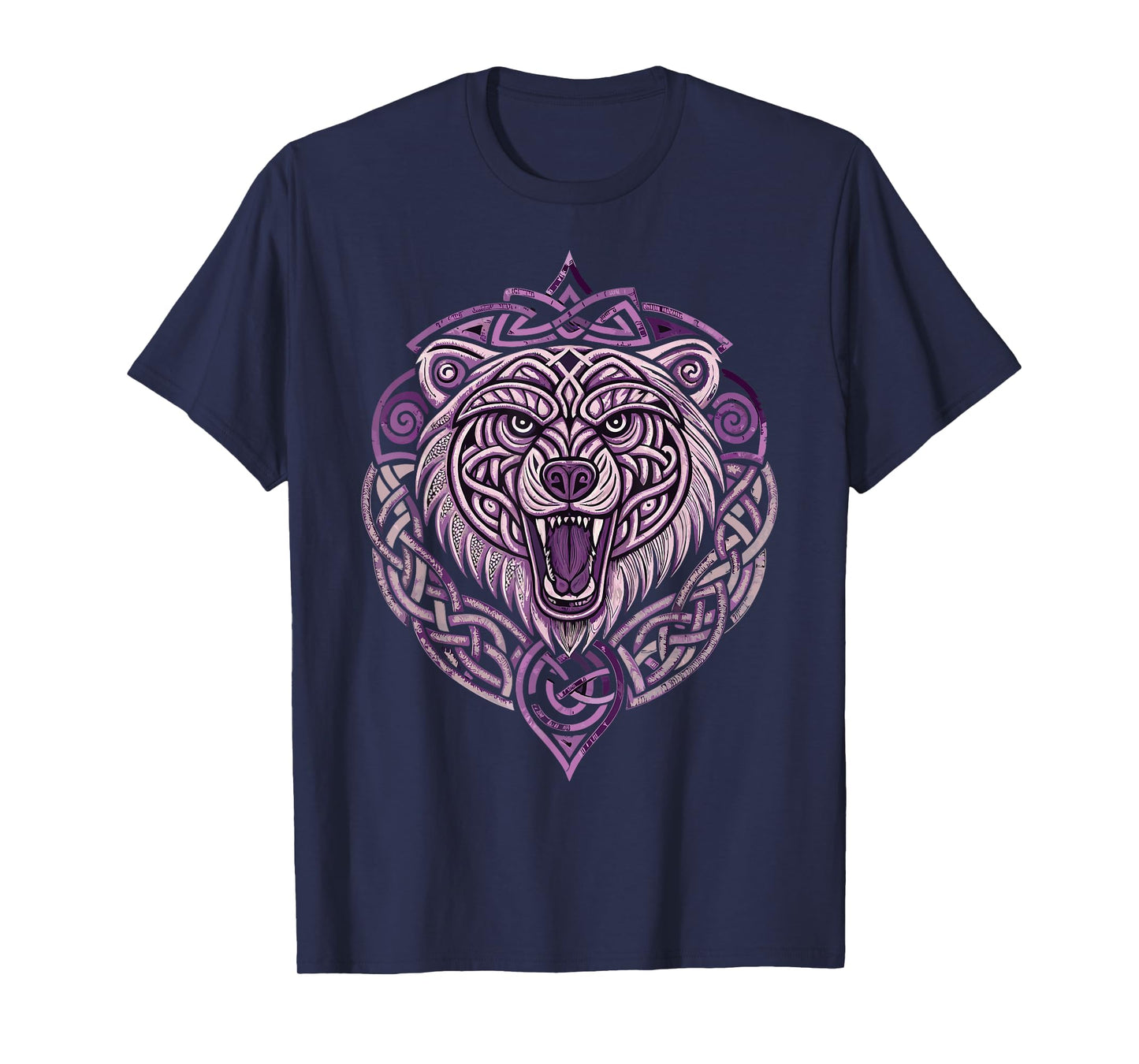 Retro Viking Bear – Norse Wildlands Warrior T-Shirt