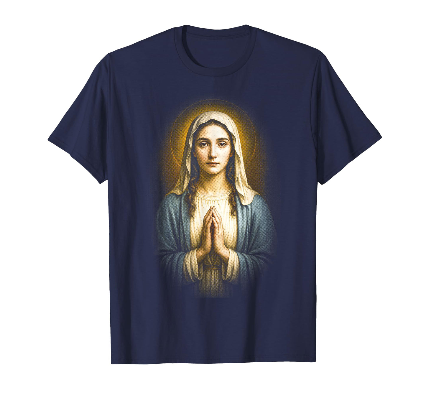 Blessed Virgin Mary Lady Catholic Christian Holy Bible T-Shirt