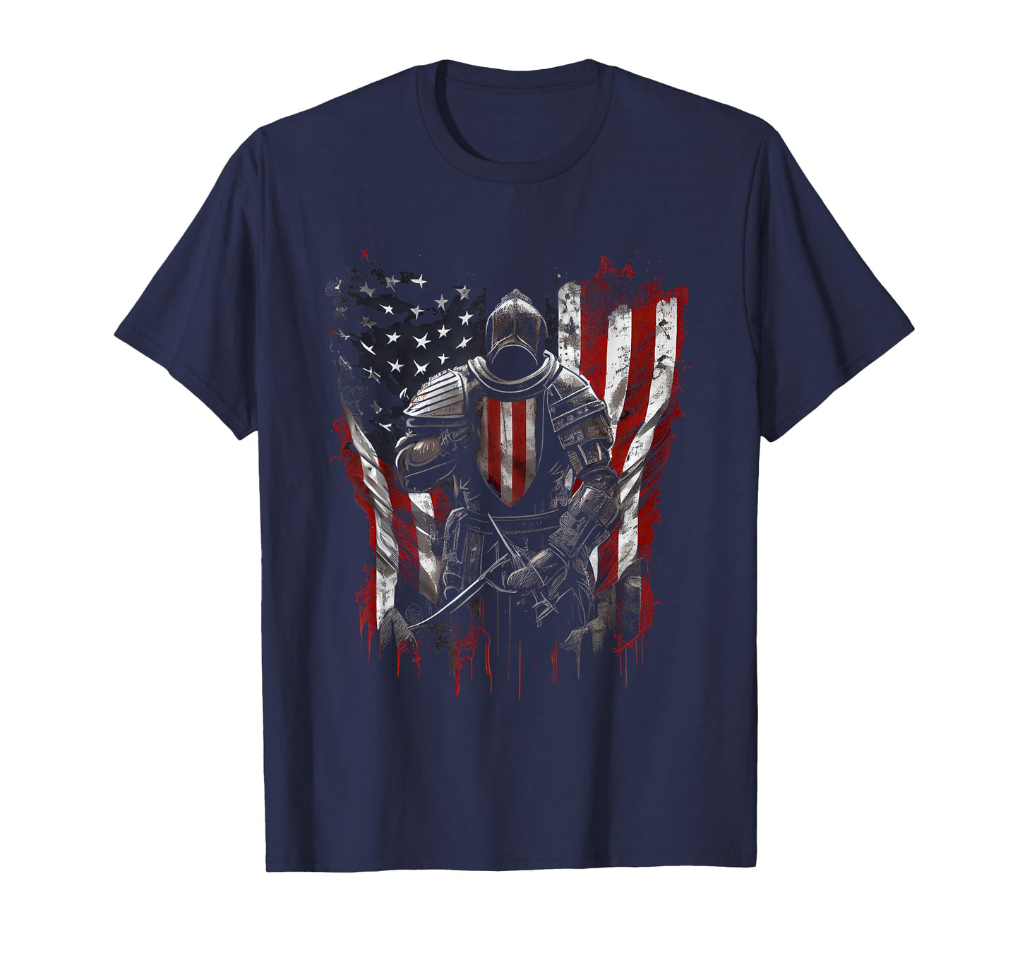 Crusader Templar Kneeling Crusader Templar Warrior Of Christ T-Shirt