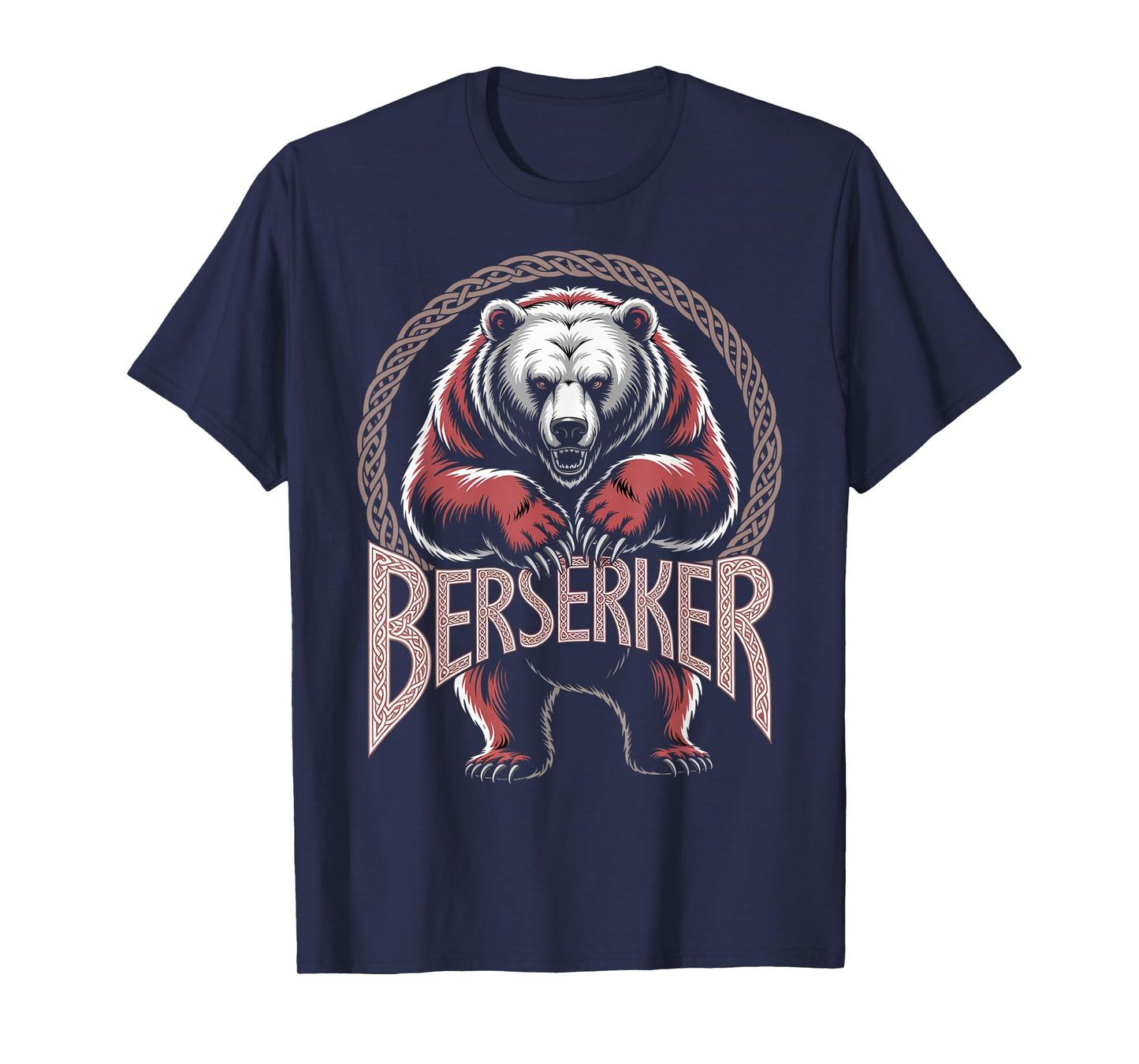 Knotwork Bear Nordic Warrior Viking Spirit Berserker T-Shirt