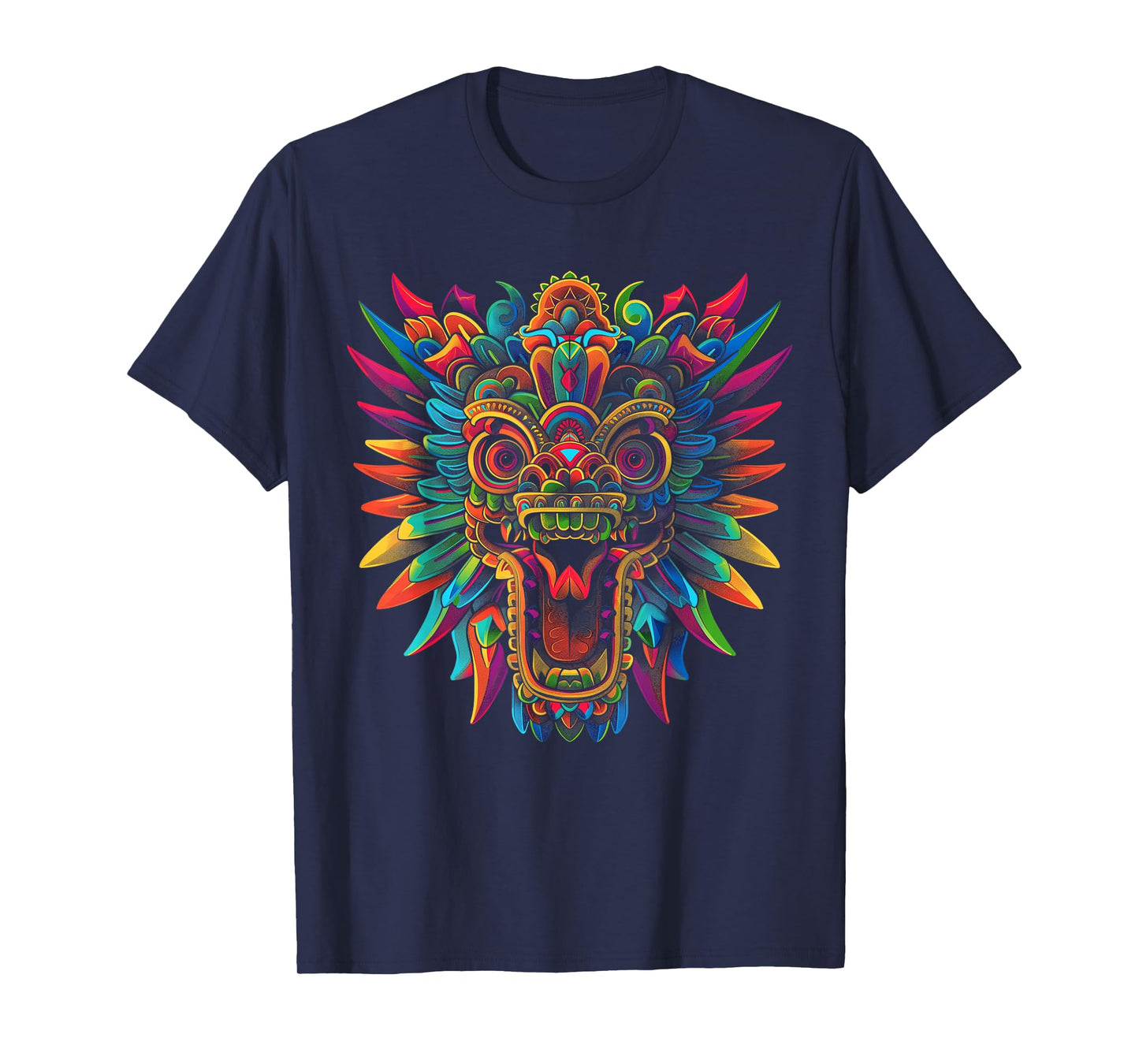 Quetzalcoatl Aztec God Mythology Mayan Inca Popart T-Shirt