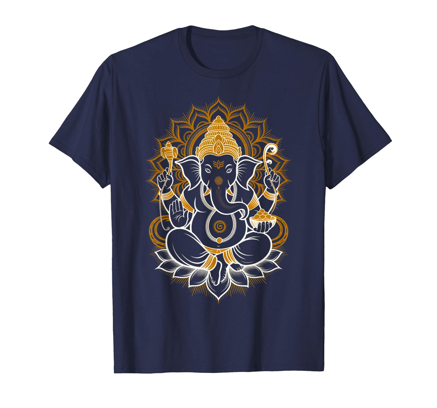Hindou Ganesh Puja Elephant God India Méditation Yoga Murti T-Shirt