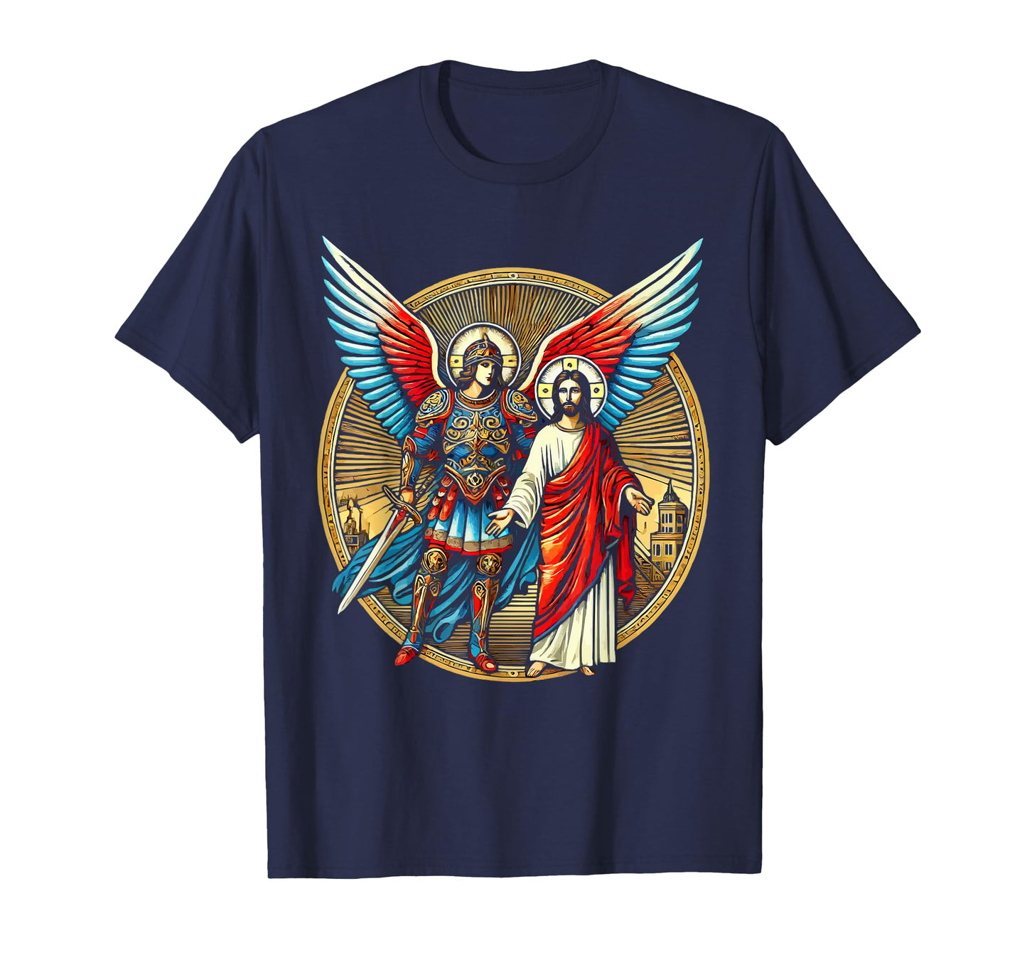 Archangel Gabriel Catholic Christianity Guardian Angel T-Shirt