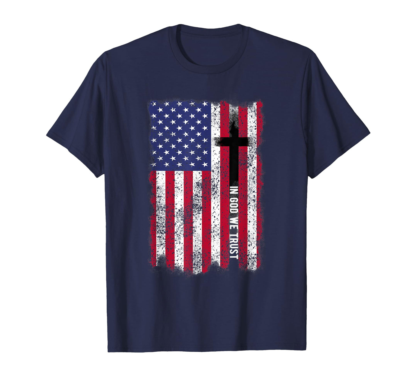In God We Trust Shirt Patriotic Christian Religious Shirt Women Kids Men T-Shirt