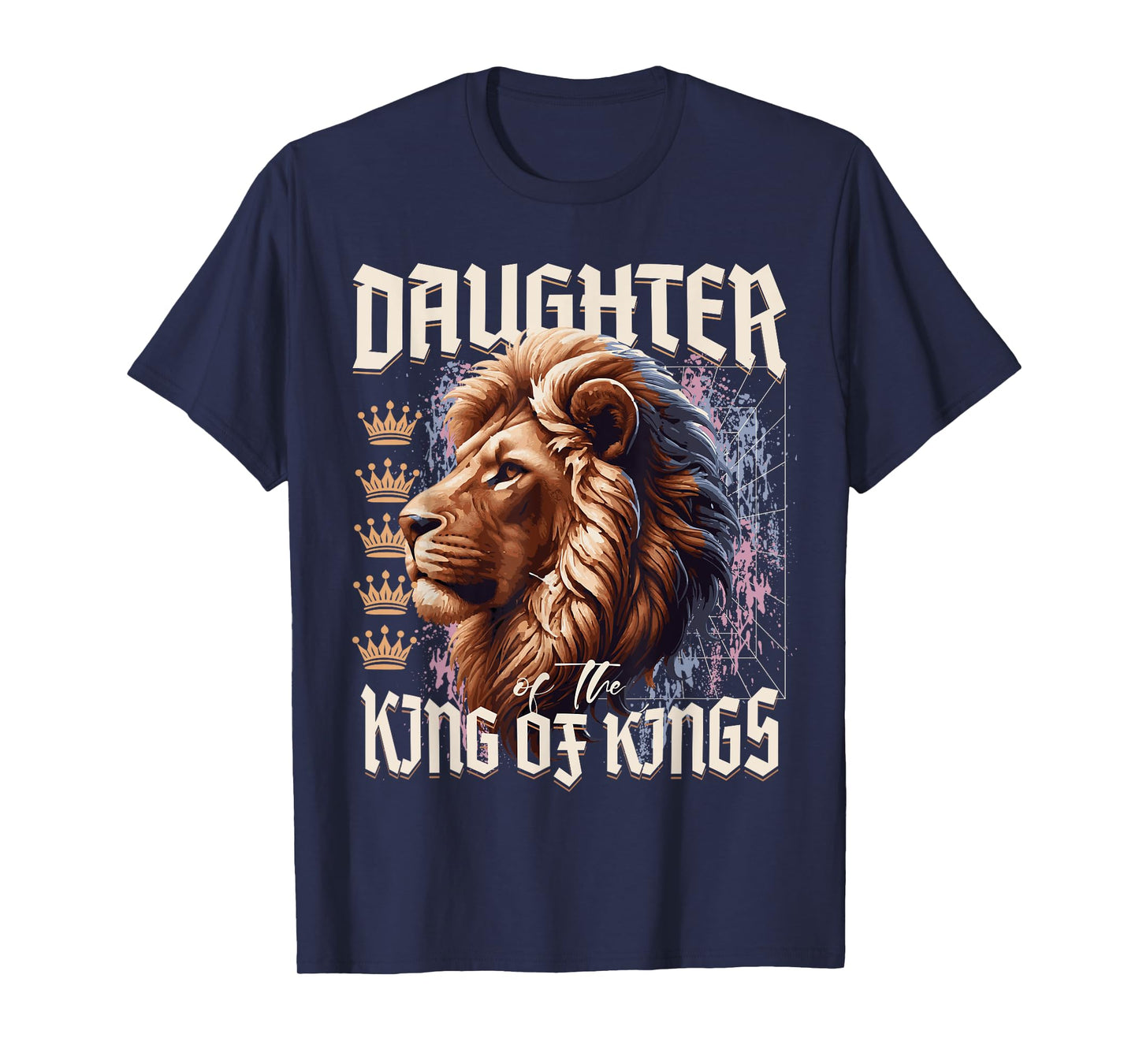 Daughter of King Lion Y2K Trendy Jesus Apparel Christian T-Shirt