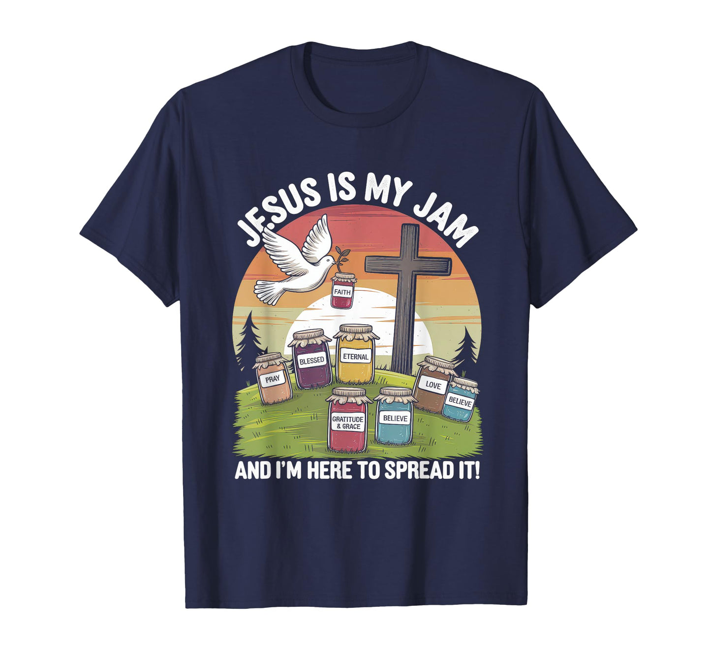 Jesus is My Jam Tshirt Men Women Christian Bible Verse T-Shirt