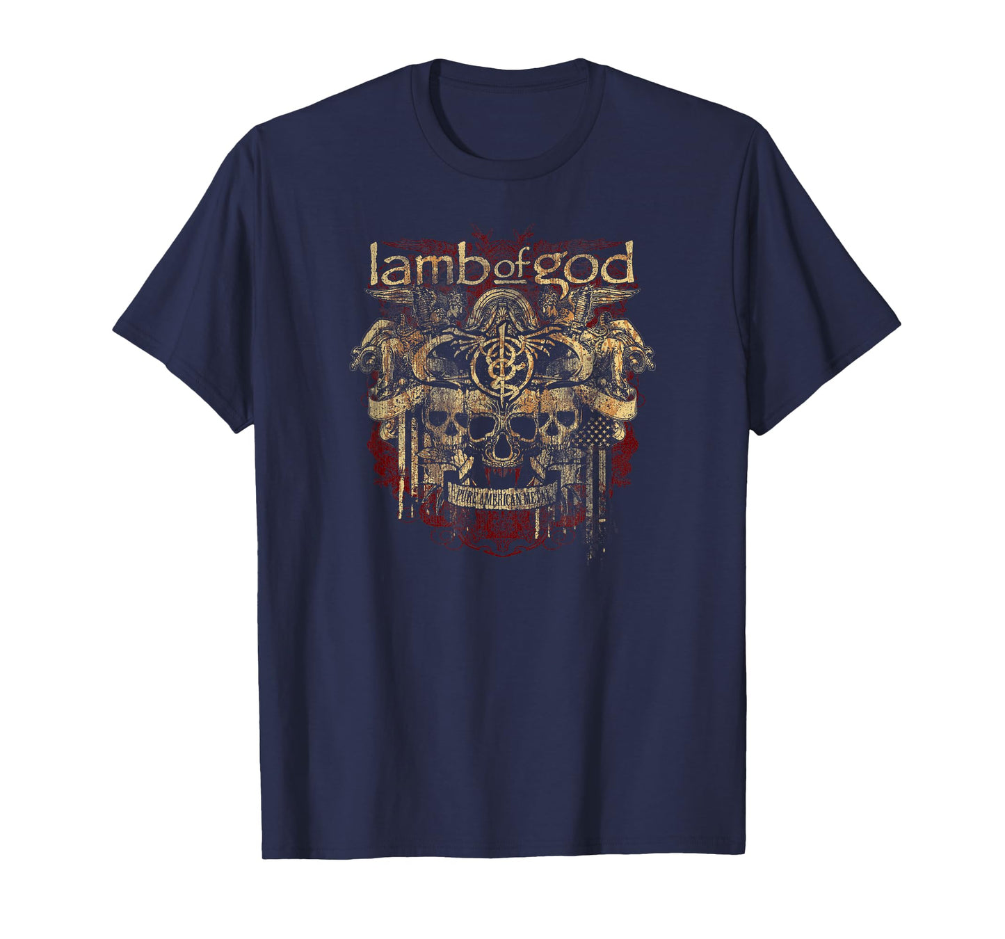 Lamb of God – Pure American Metal Gold T-Shirt