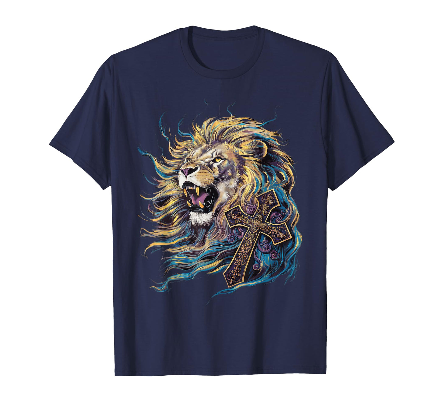 Jesus Lion of Judah Christian Faith for Men and Women T-Shirt