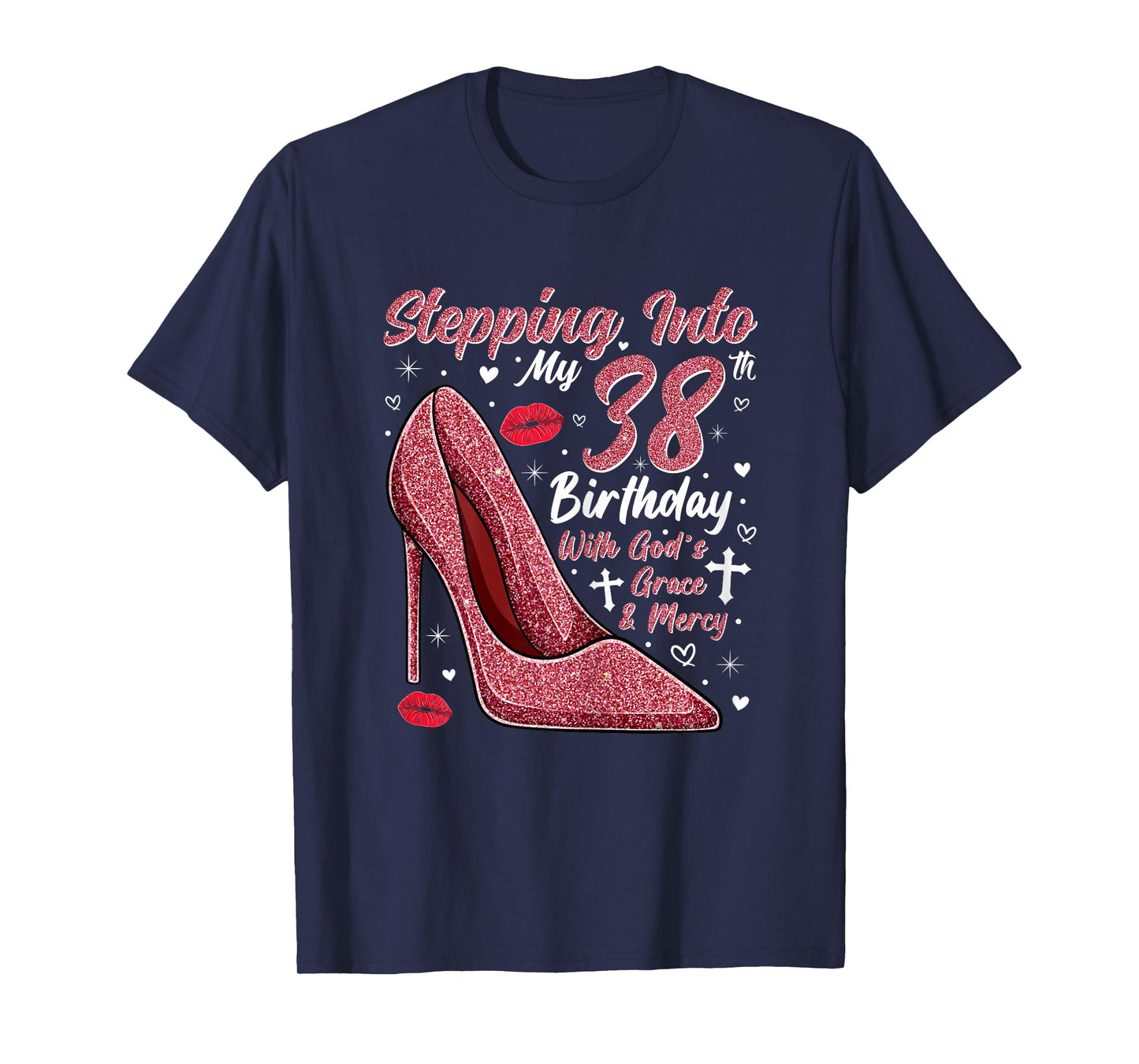 Stepping Into My 38th Birthday Ladies 38 Year Old T-Shirt
