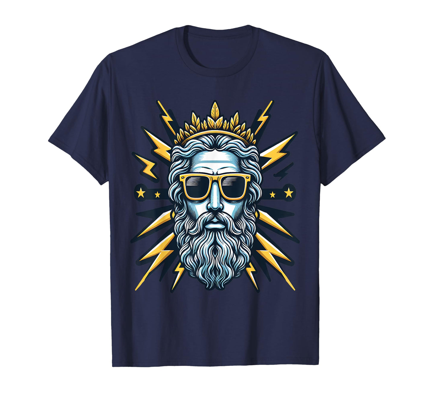 Cool Thunder God Zeus Sunglass Gangsta T-Shirt